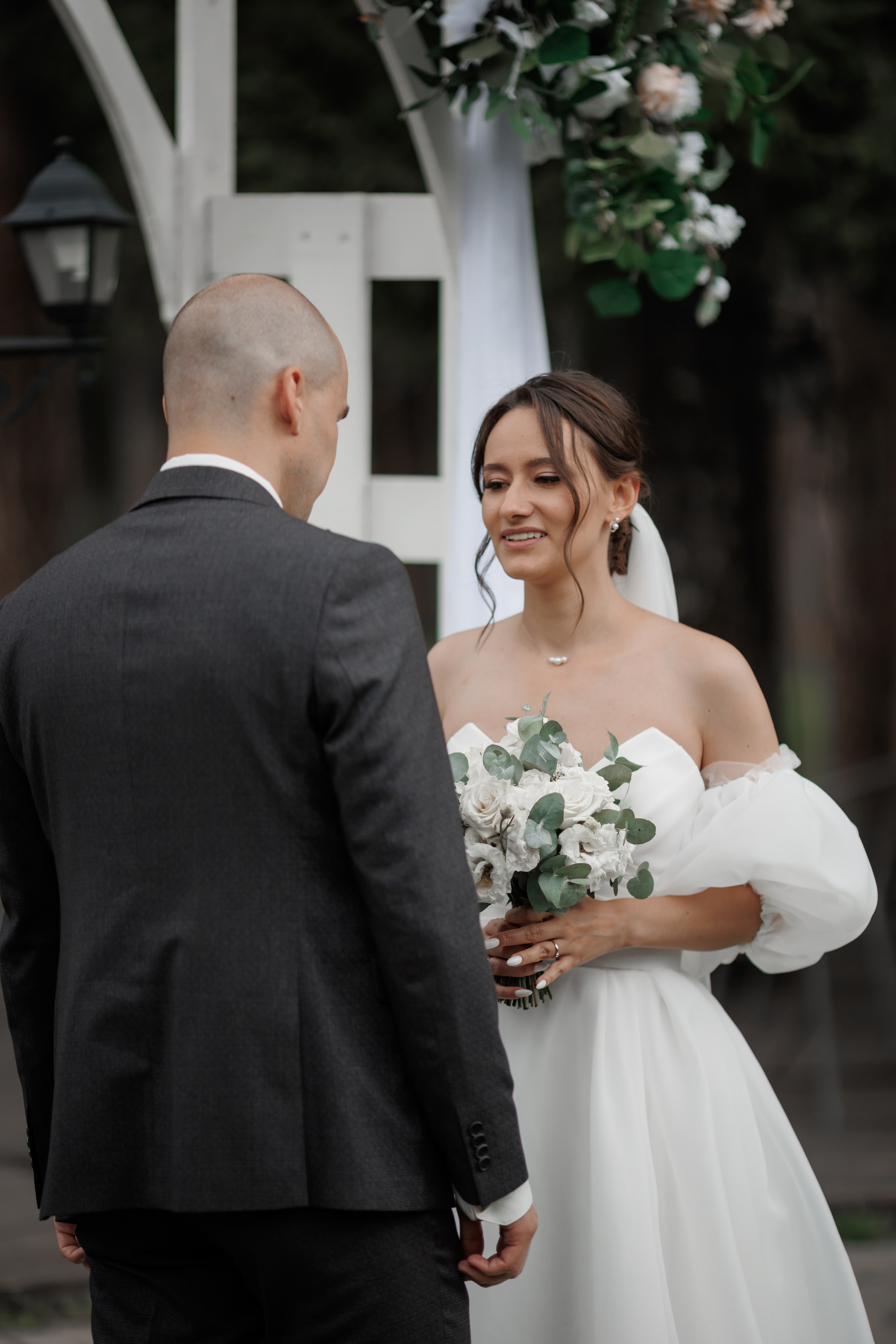 Полина и Дмитрий, загородный клуб «Барин», ЗАГС в г. Пушкино. Свадебный и репортажный фотограф (Москва, Королев и другие)