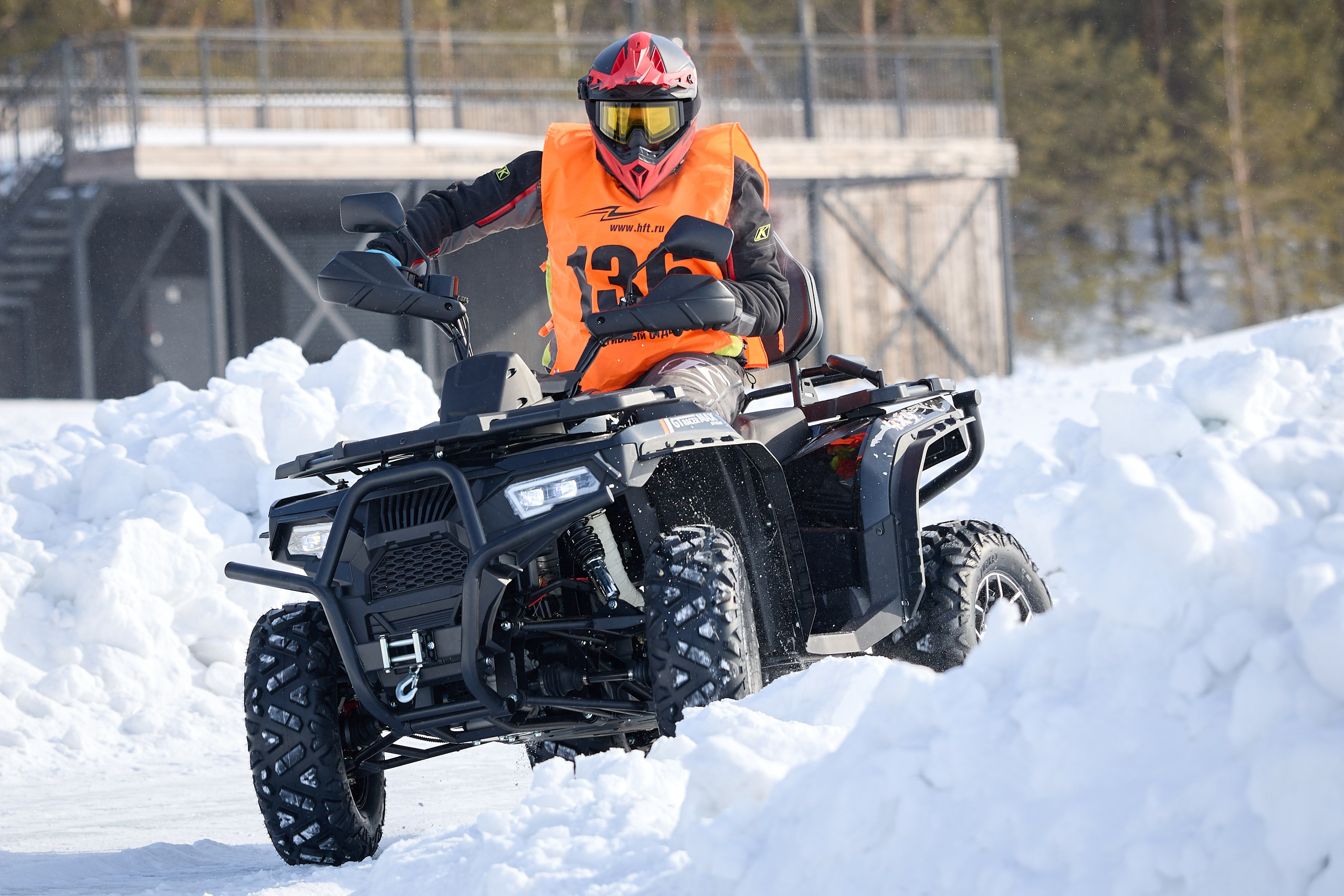 Топим Лёд — 2026. Соревнования на квадроциклах. Фотограф в Новосибирске Алена Скокова