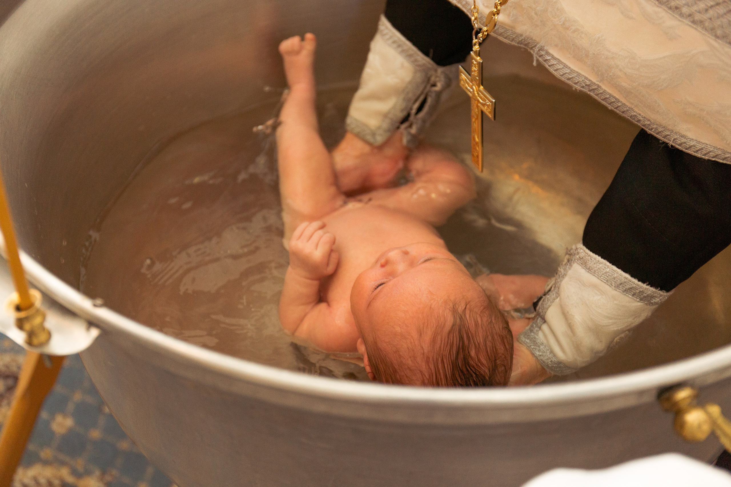 Крещение Ульяны. Успенская церковь. Фотограф новорожденных и детский в Сергиевом Посаде Кругликова Юлия