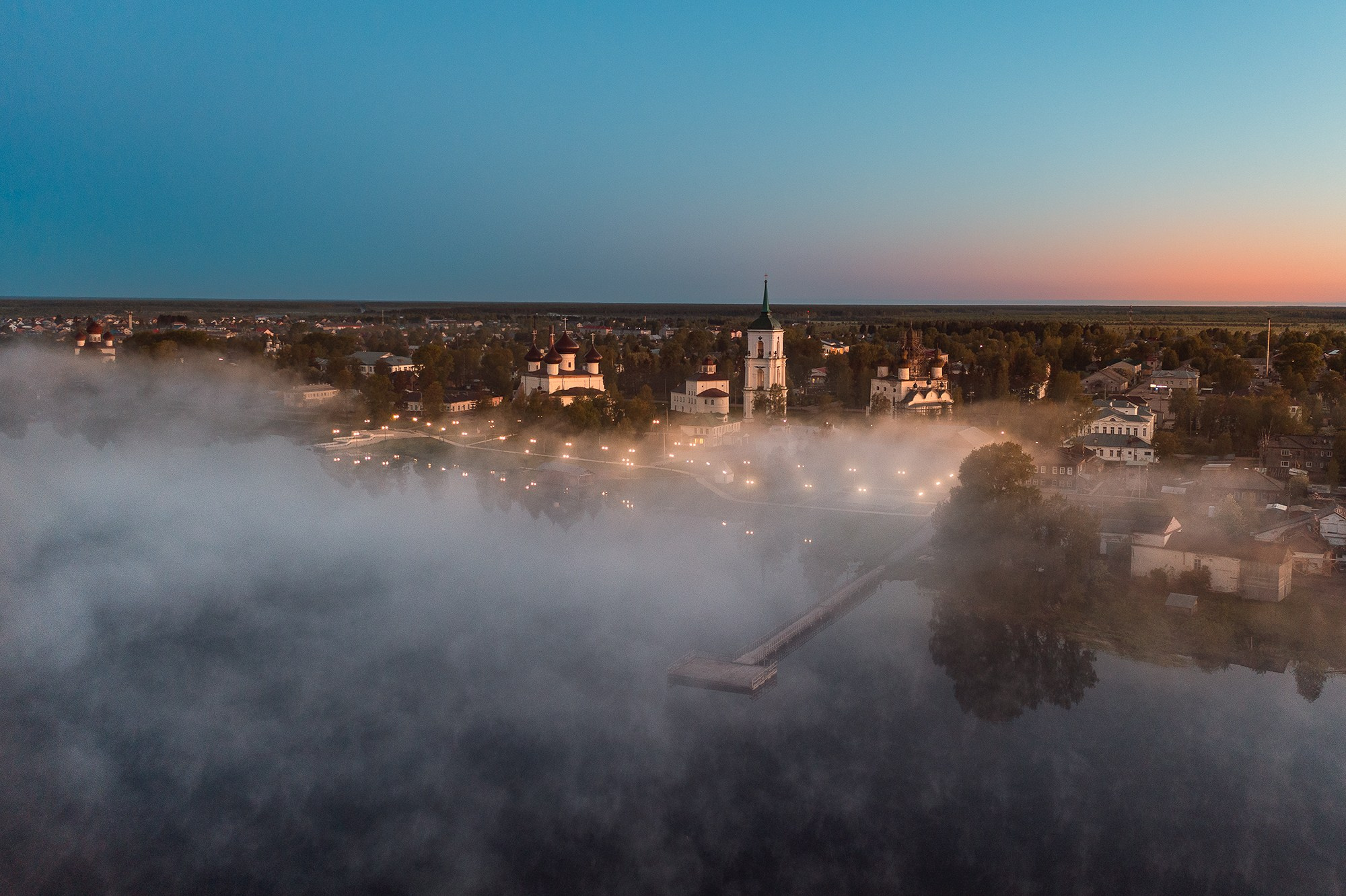 Пейзаж. Аэросъемка в Архангельске, Александр Ермолин