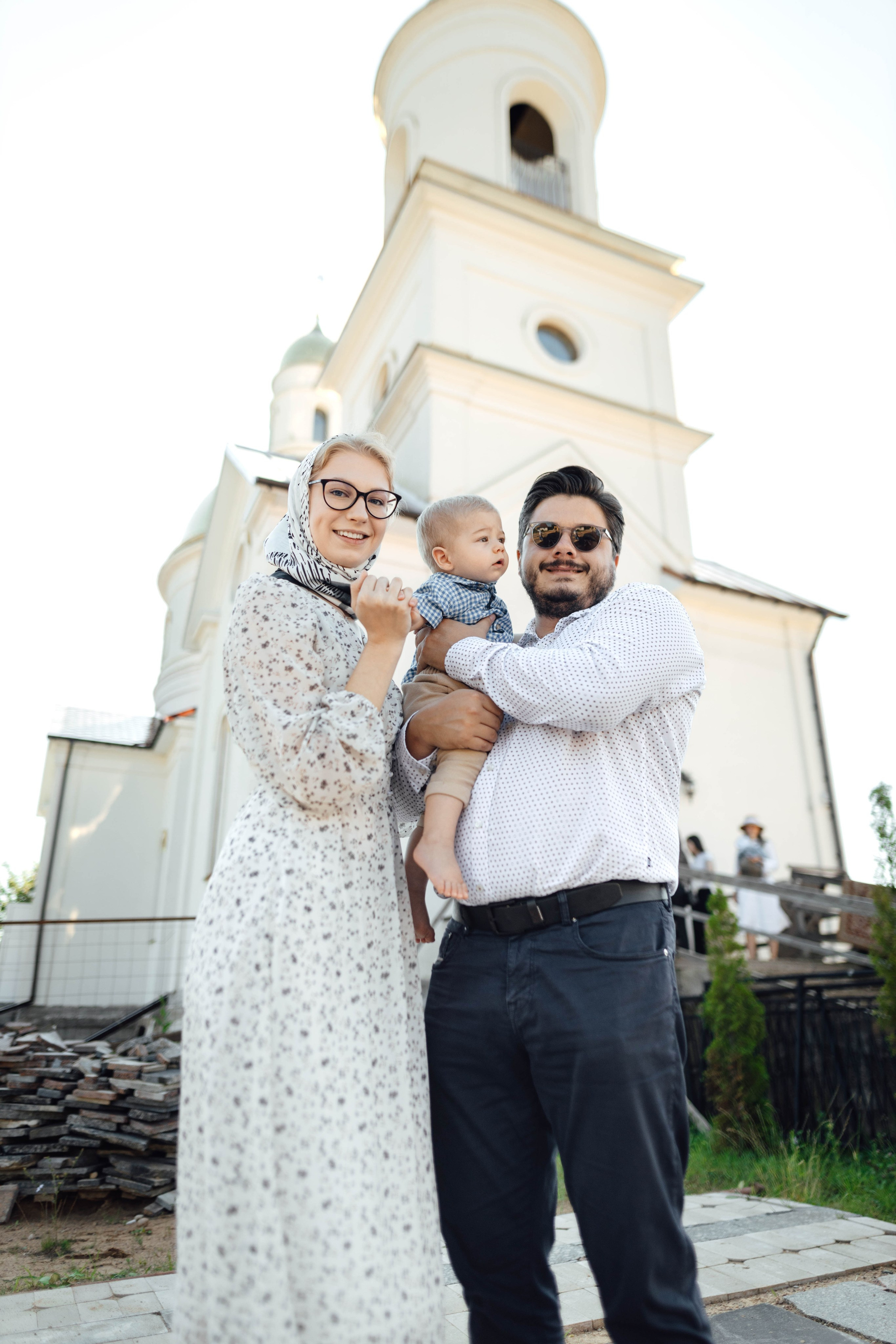 Крещение Энвера (Михаила), д. Колядищи, храм Успения Пр. Богородицы, август 2025