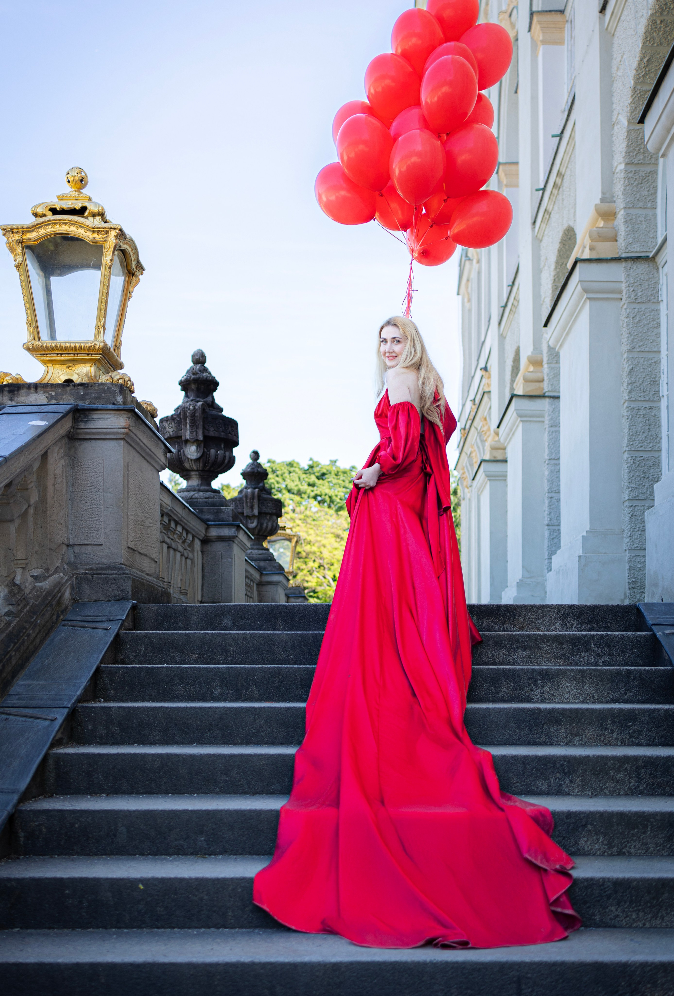 Long dresses shooting. Photographer in Munich