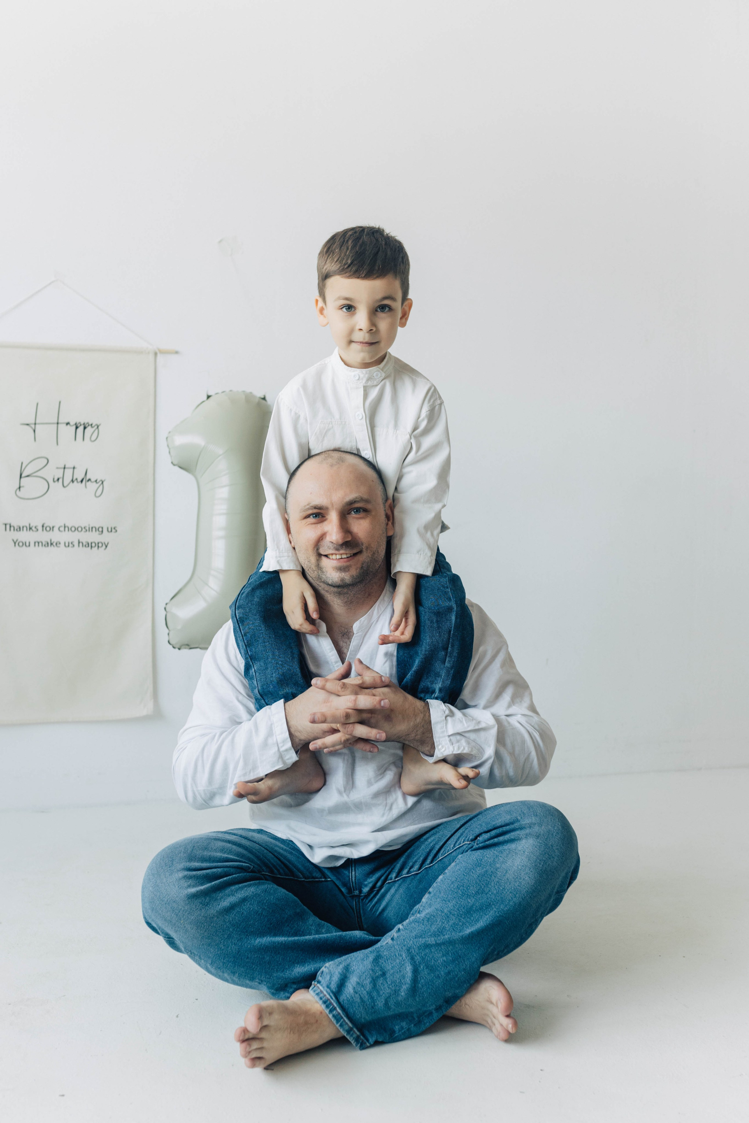 Семейные фото на годиках. Фотограф новорожденных Серпухов, Протвино, Москва I Марина Бурмистрова