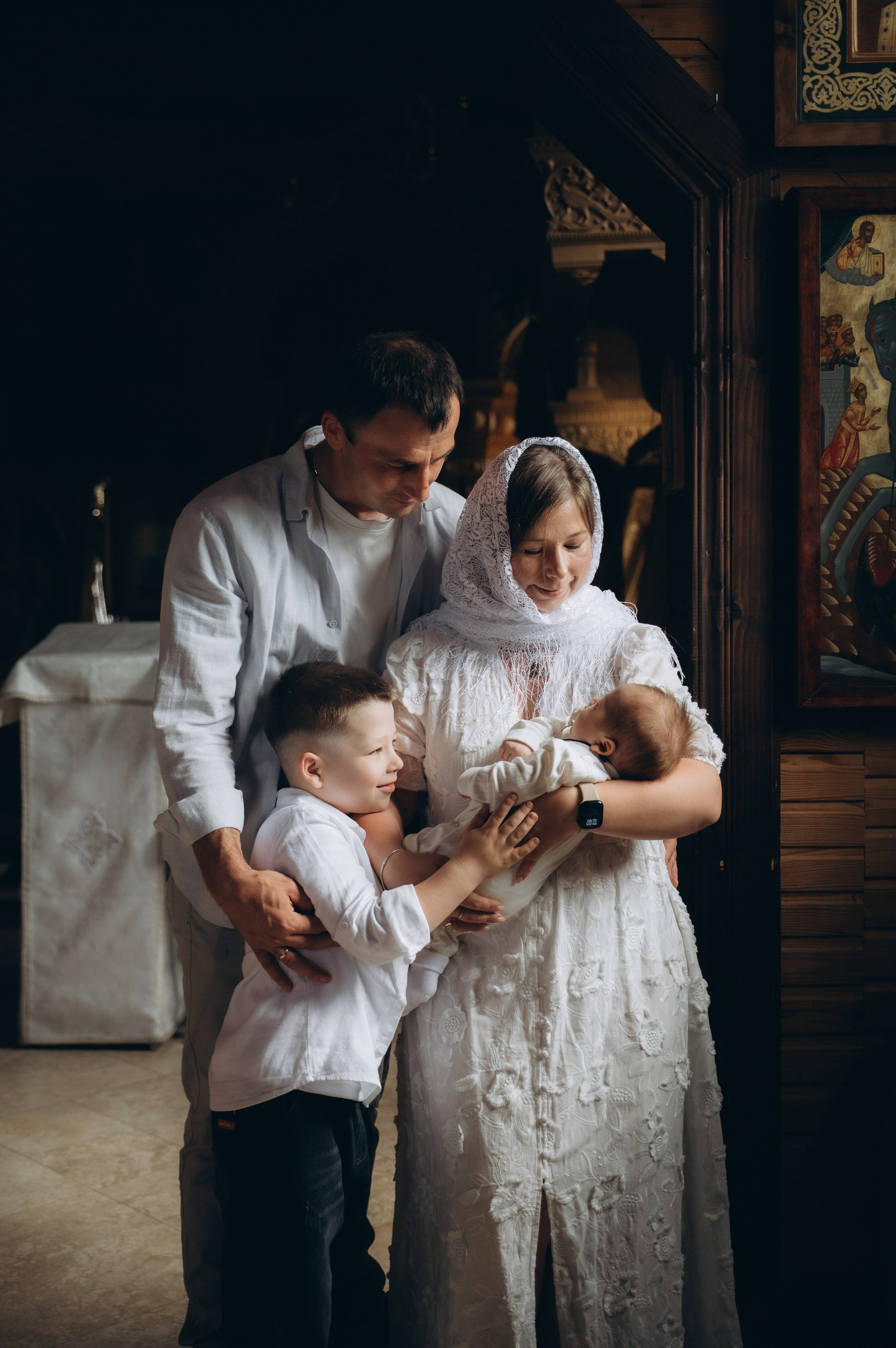 Крещение Александра (Оптинских старцев). Семейный фотограф в Минске Дарья Дреко