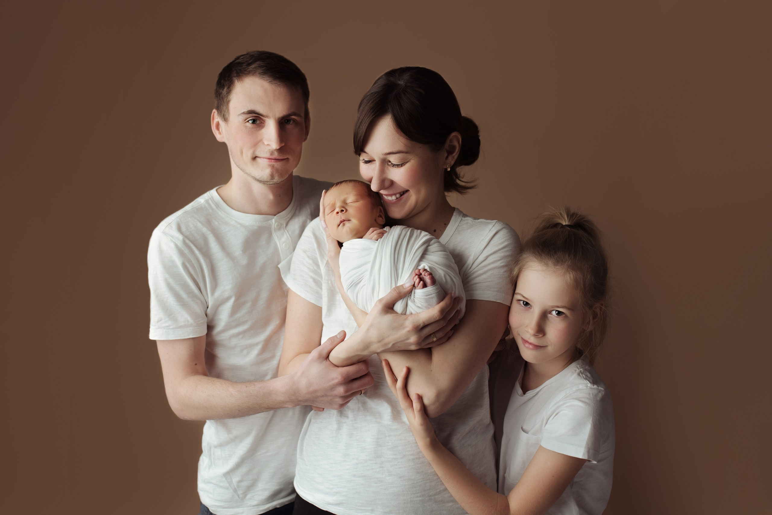 С родителями. Фотограф беременности, новорожденных Москва. годики под ключ