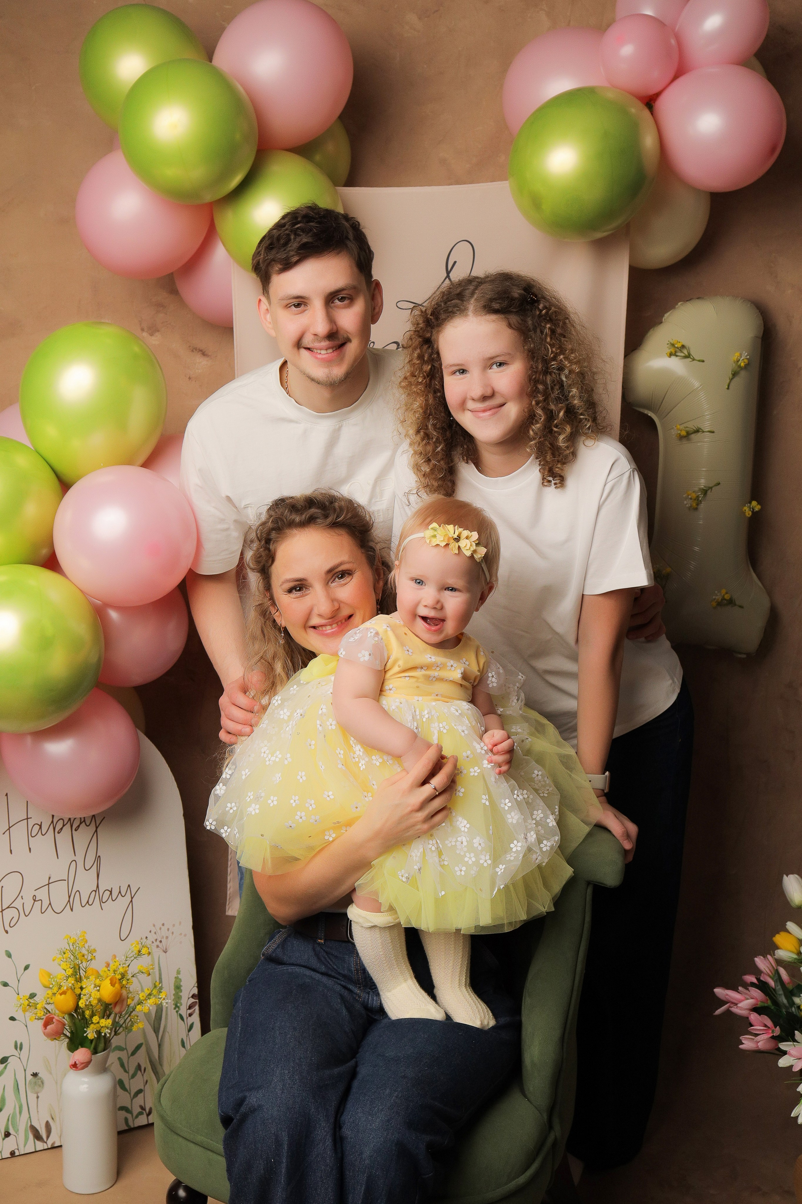 Полина, 1 годик. Фотограф новорожденных в Новокузнецке Анна Горошникова