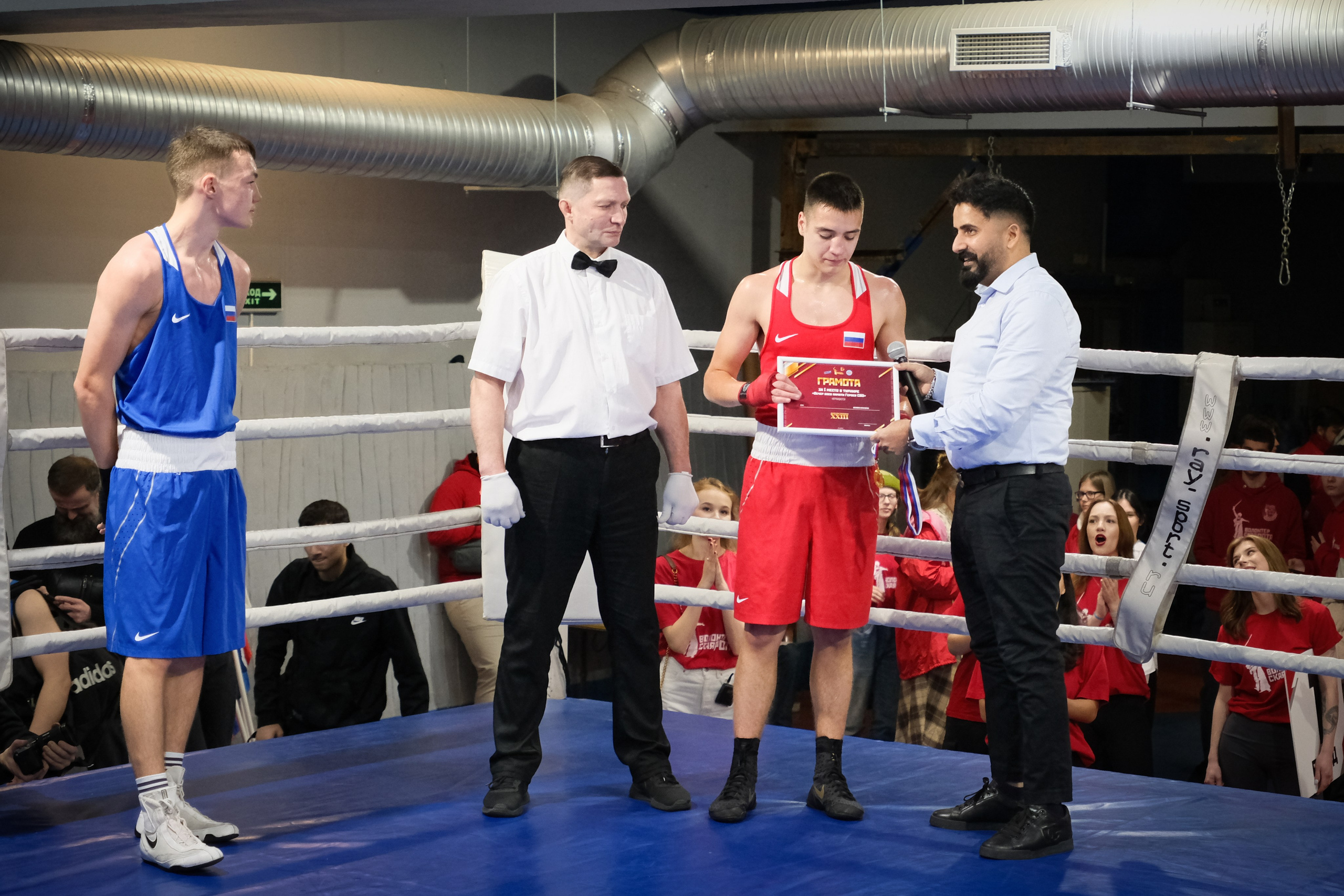 бокс награждение