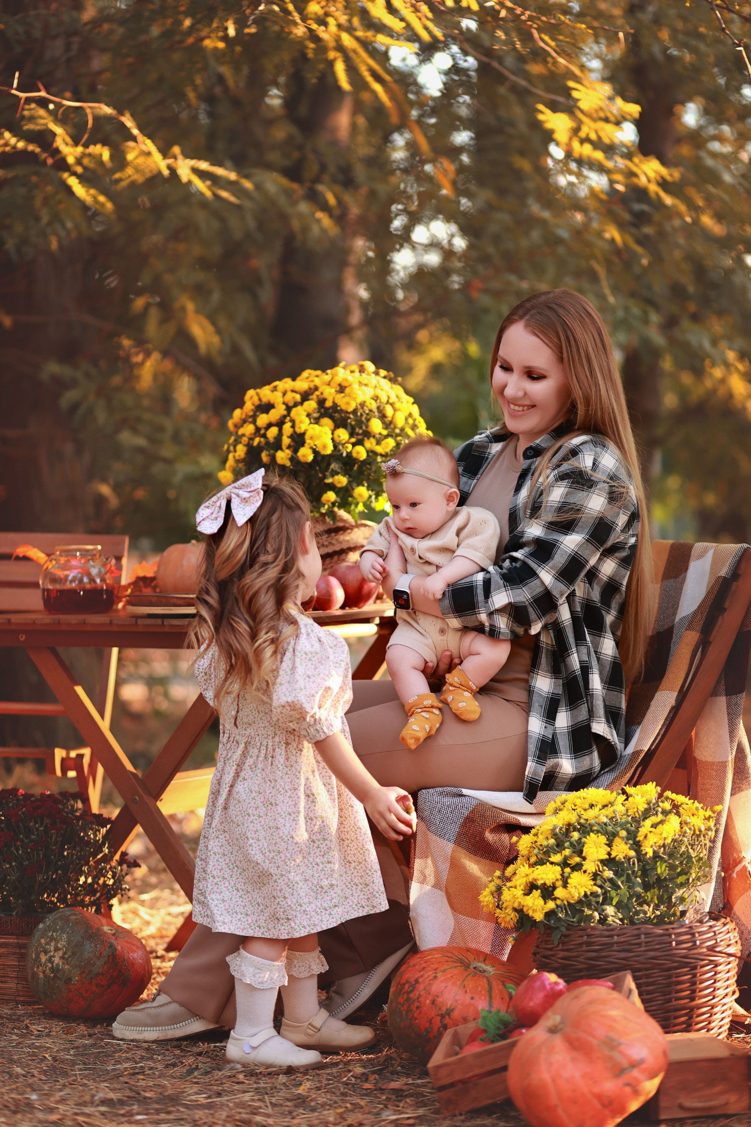 Пикник в парке. Детский семейный фотограф Краснодар