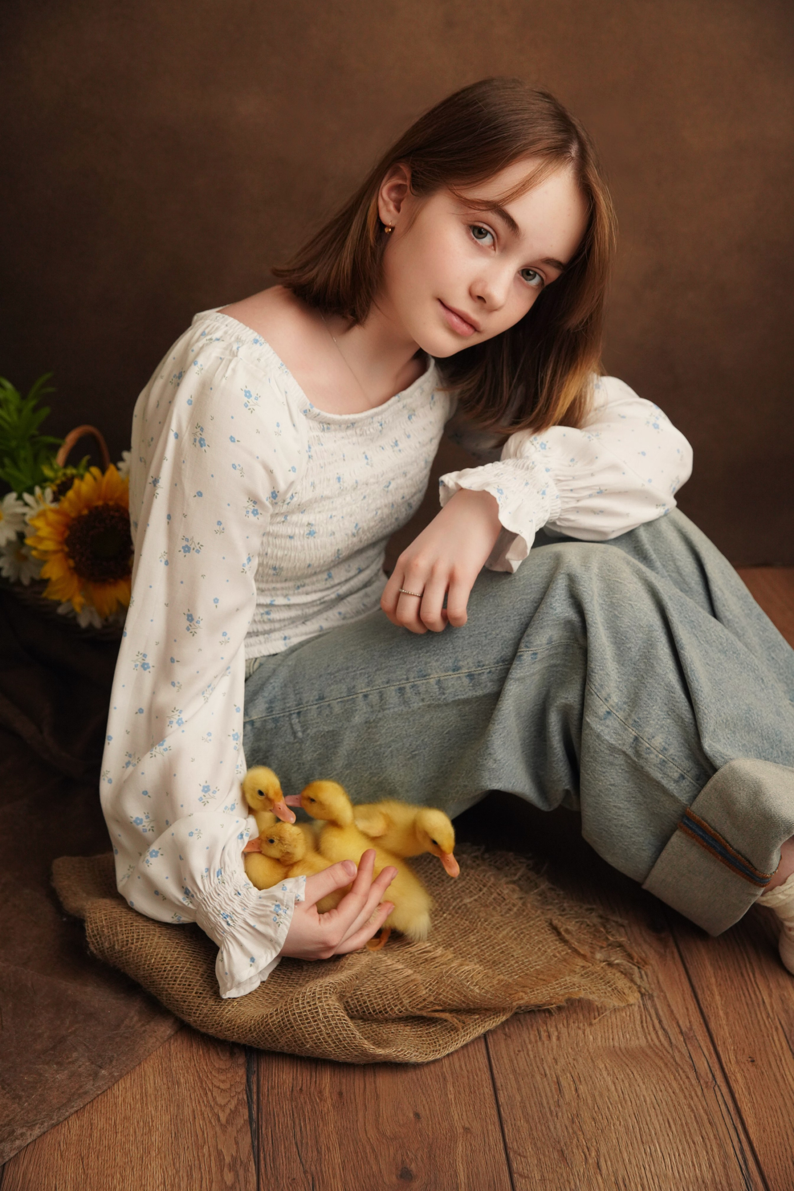 Утята. Фотограф новорожденных. Семейный и детский фотограф в городе Сургуте