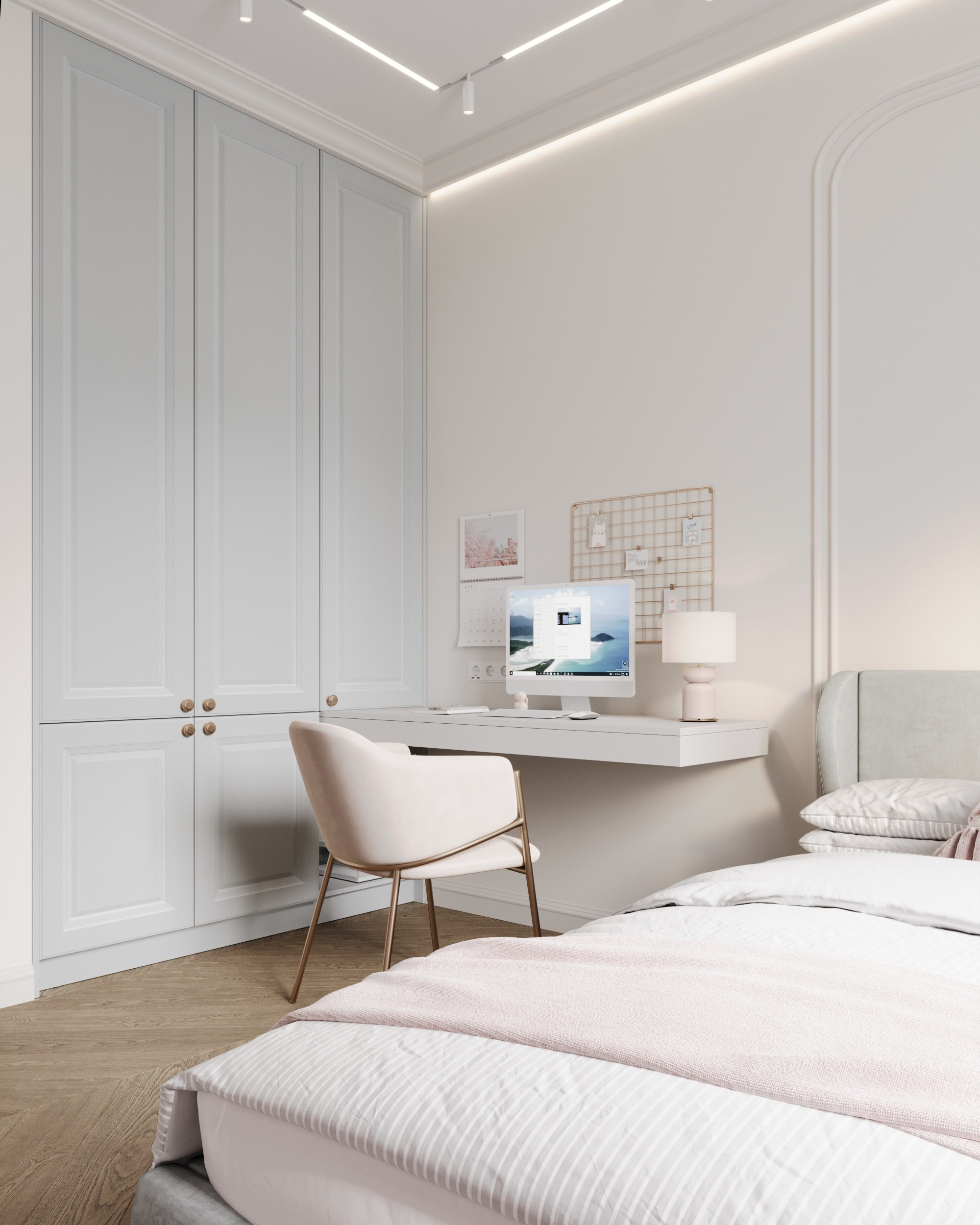 Color Classic. Дизайн интерьера | 3D визуализация | Миланская Марина