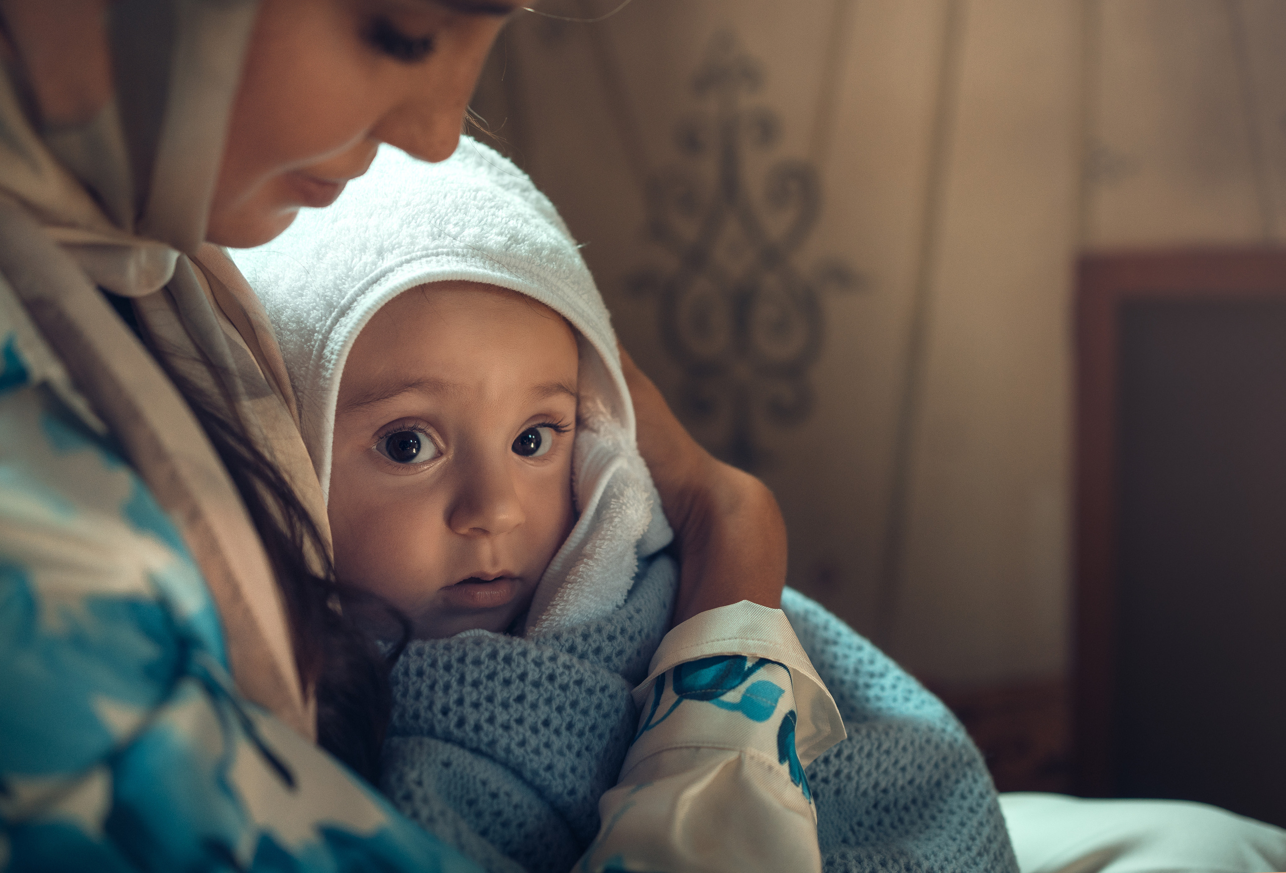 Крещение Даниила. Храм Иоанна Предтечи в Горках-8. Фотограф на Крещение в Москве Ткач Елена