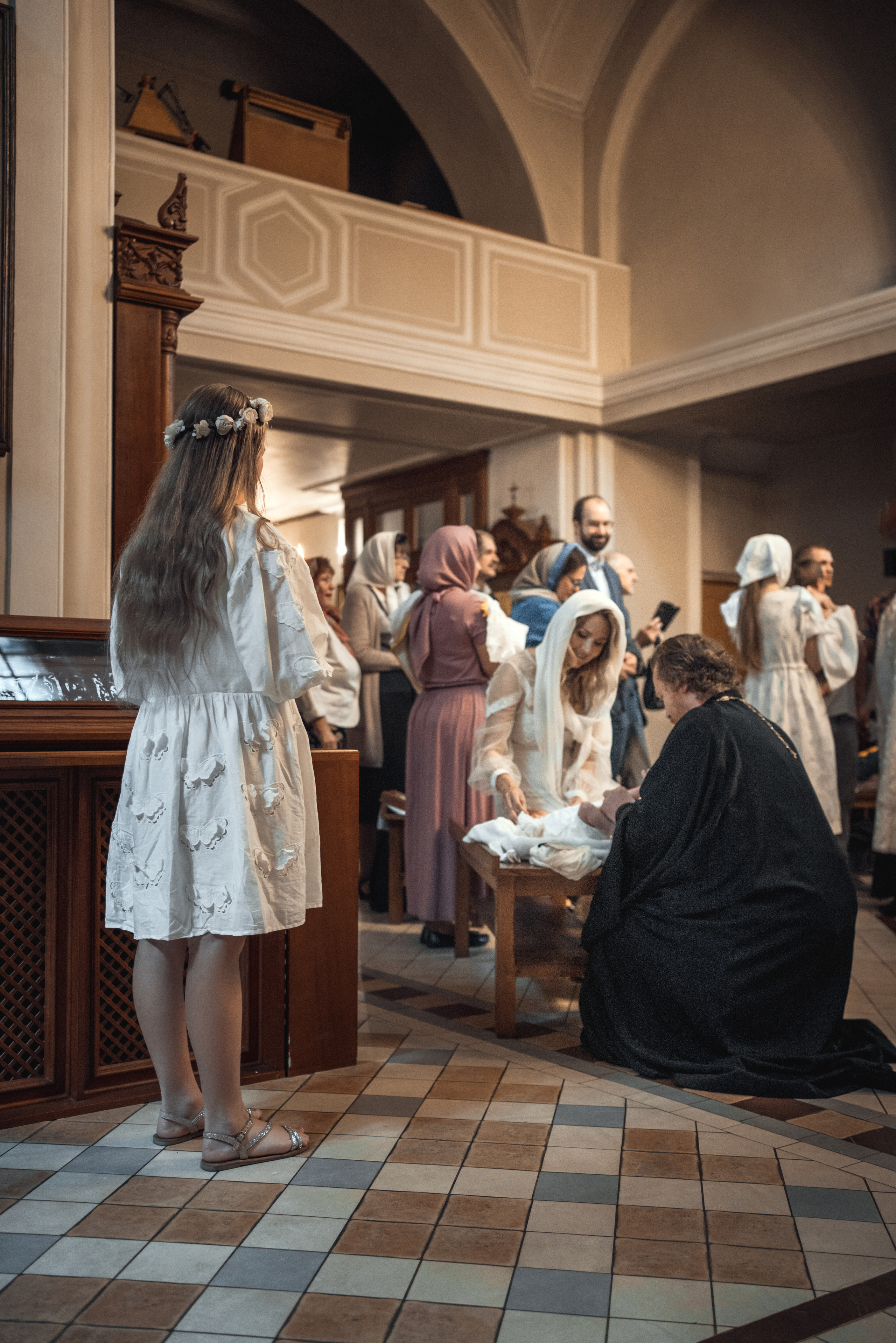 Крещение Федора. Храм Алексия, Человека Божия в Красном селе. Фотограф на Крещение в Москве Ткач Елена