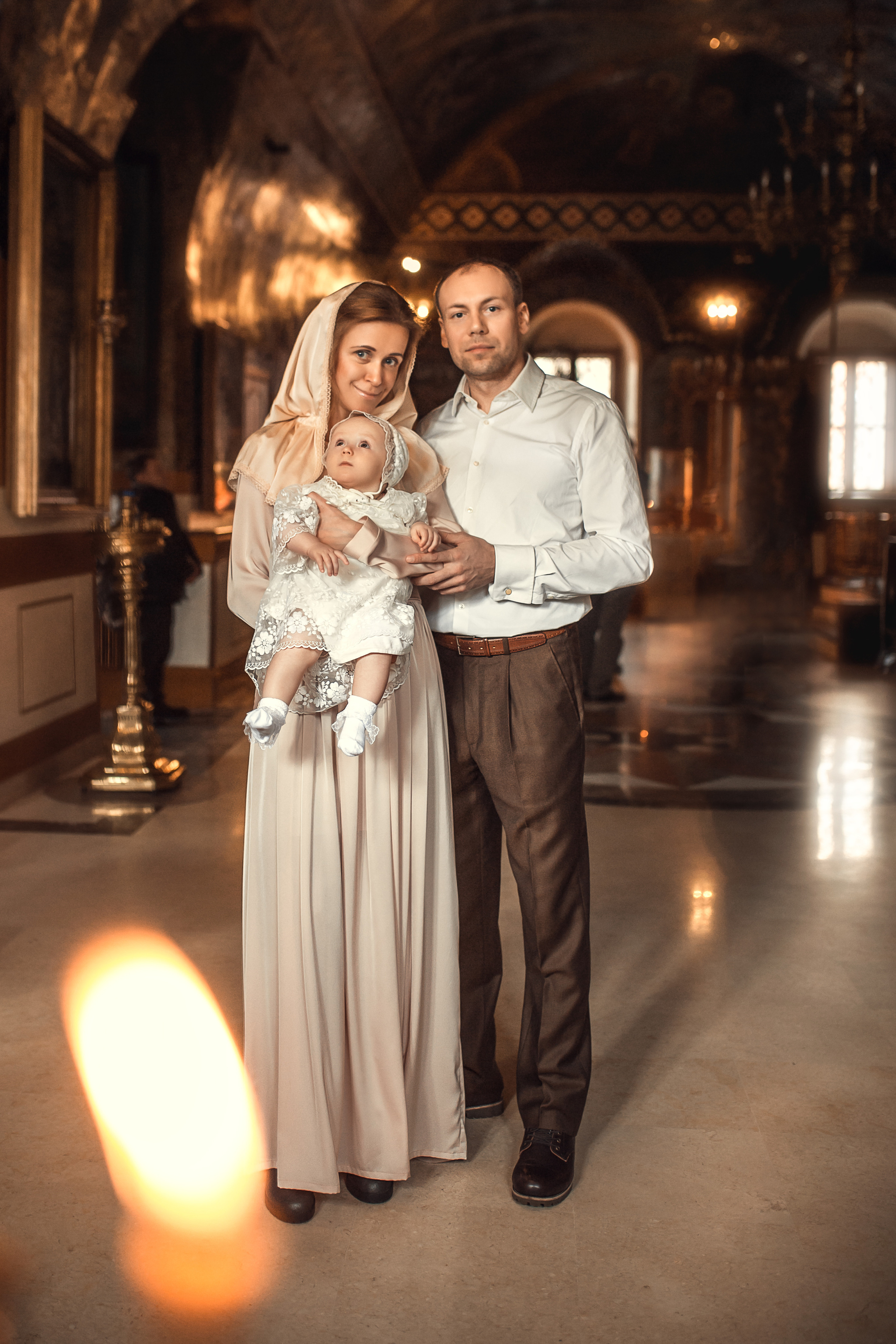 Крещение Мелании. Храм Петра и Павла на Яузе. Фотограф на Крещение в Москве Ткач Елена