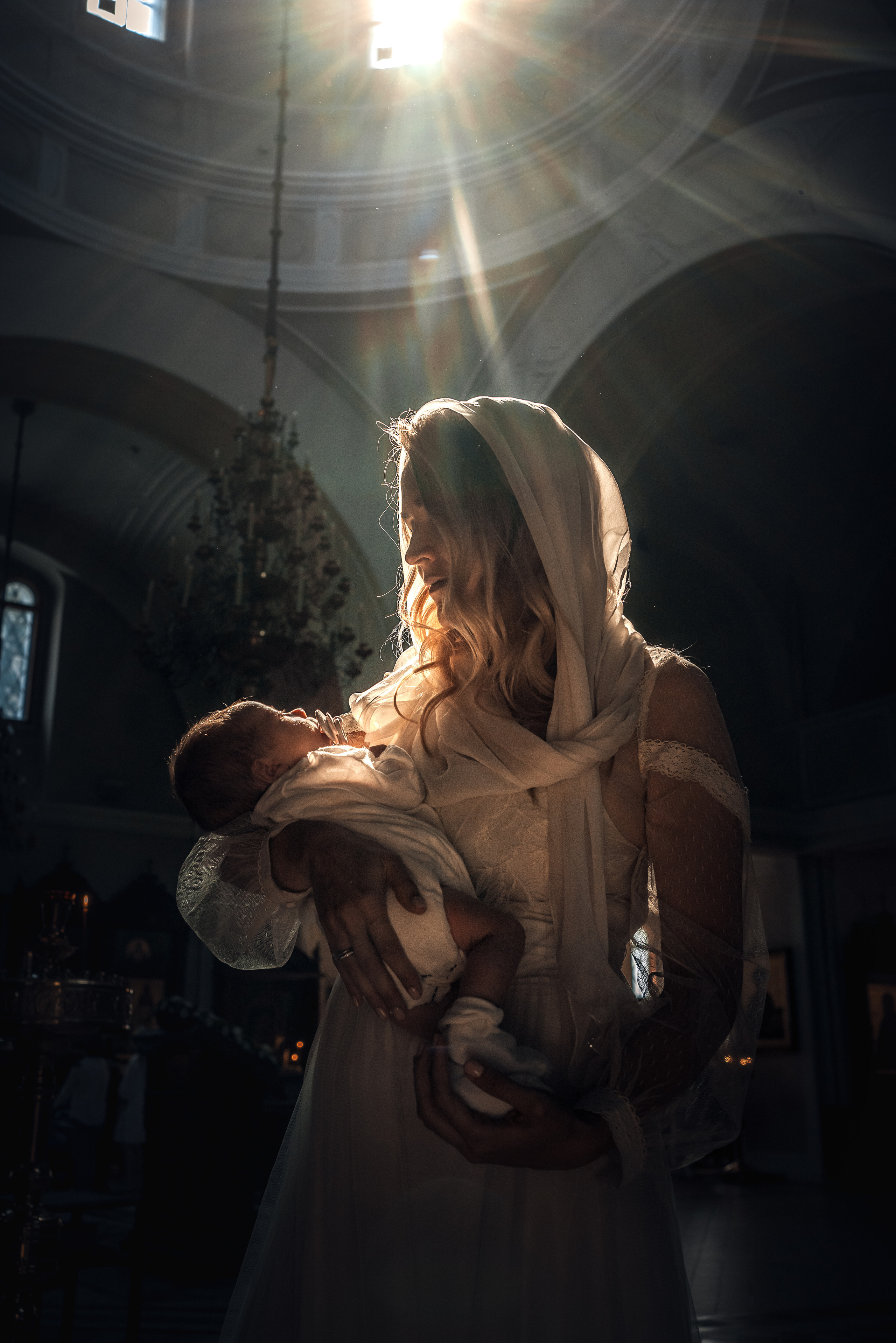 Крещение Федора. Храм Алексия, Человека Божия в Красном селе. Фотограф на Крещение в Москве Ткач Елена