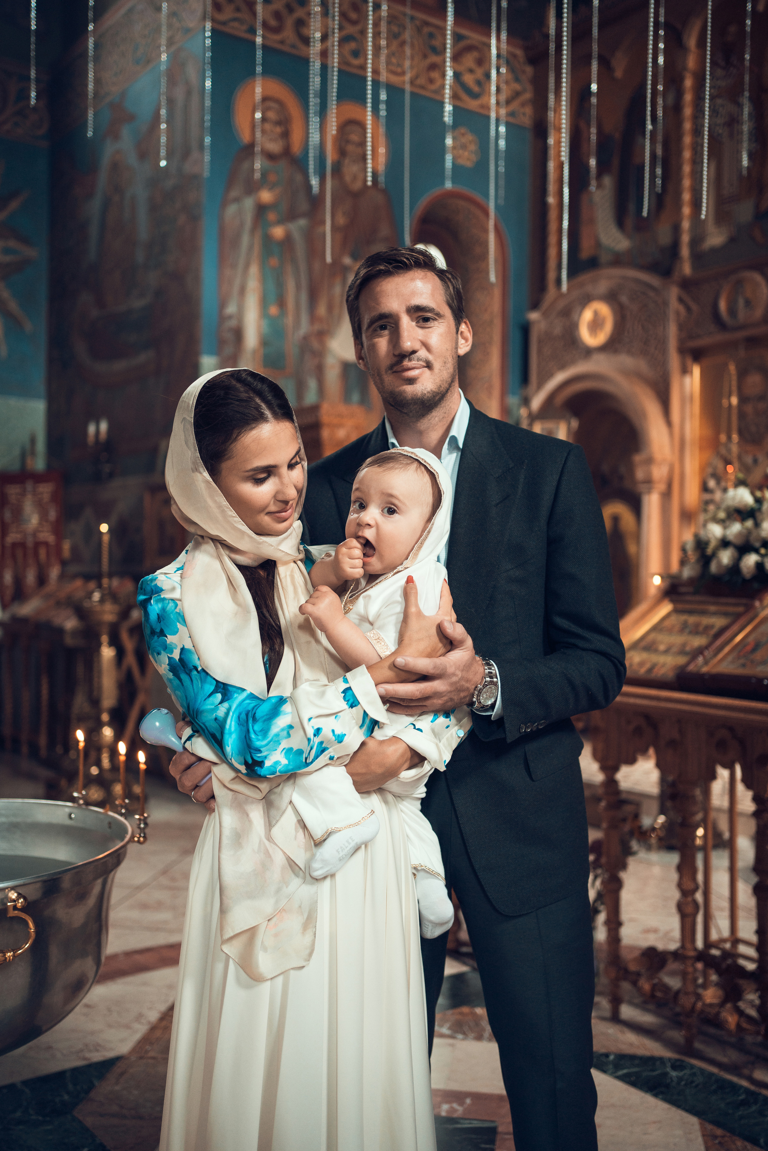 Крещение Даниила. Храм Иоанна Предтечи в Горках-8. Фотограф на Крещение в Москве Ткач Елена