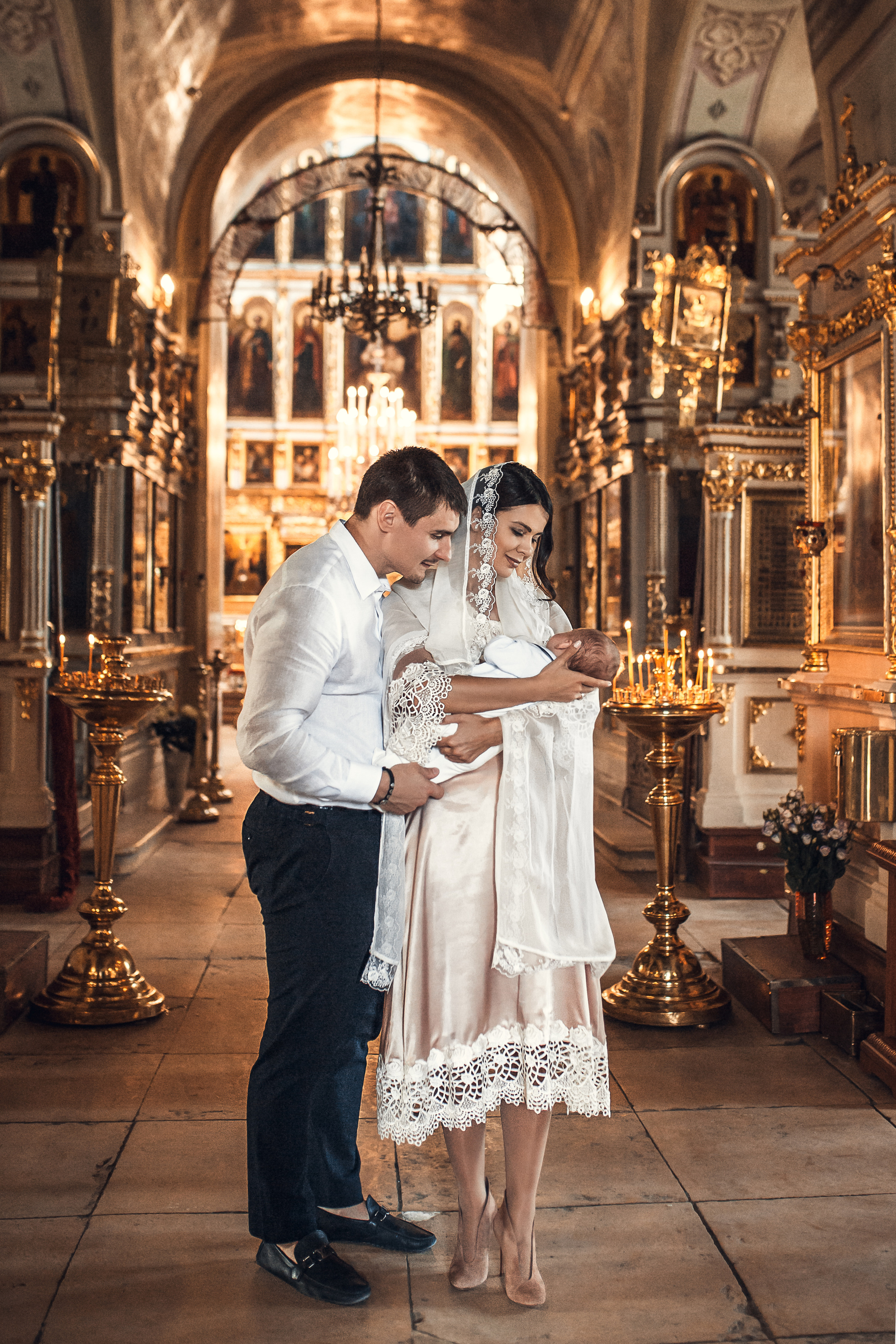 Крещение Кирилла. Храм Ильи Пророка на Ильинке. Фотограф на Крещение в Москве Ткач Елена