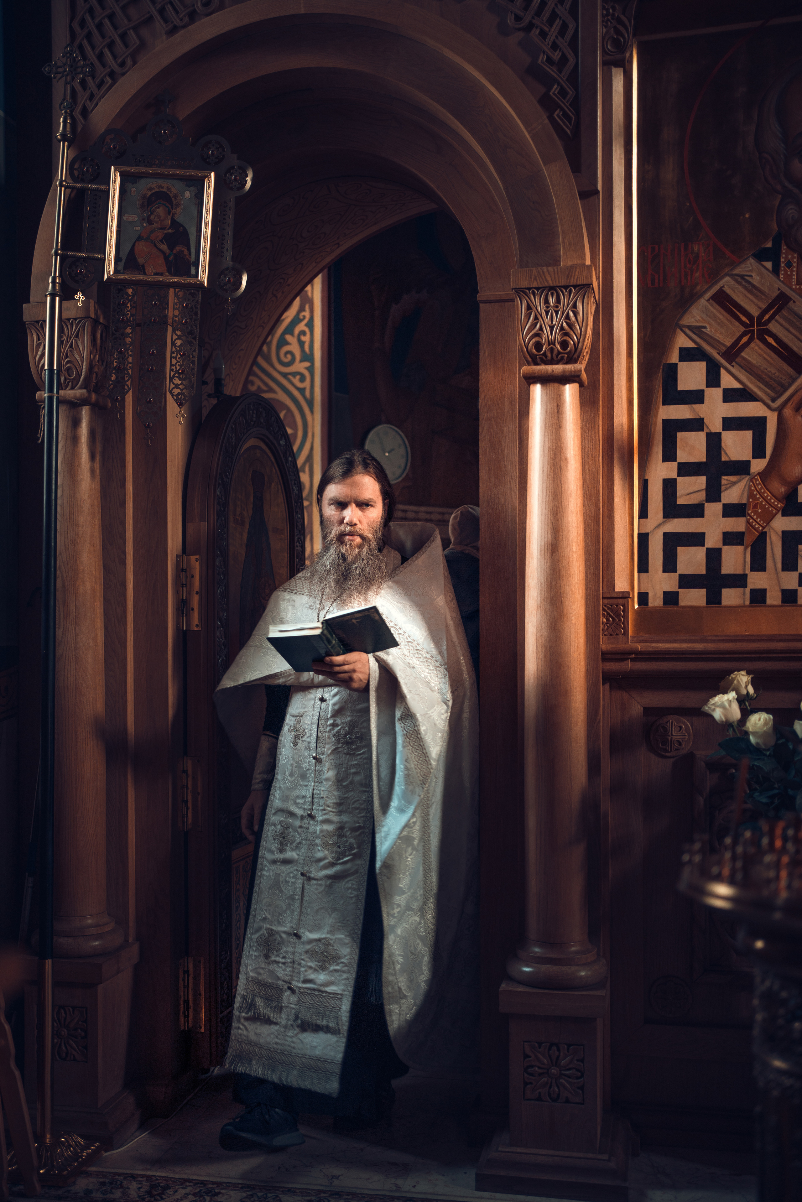 Крещение Даниила. Храм Иоанна Предтечи в Горках-8. Фотограф на Крещение в Москве Ткач Елена