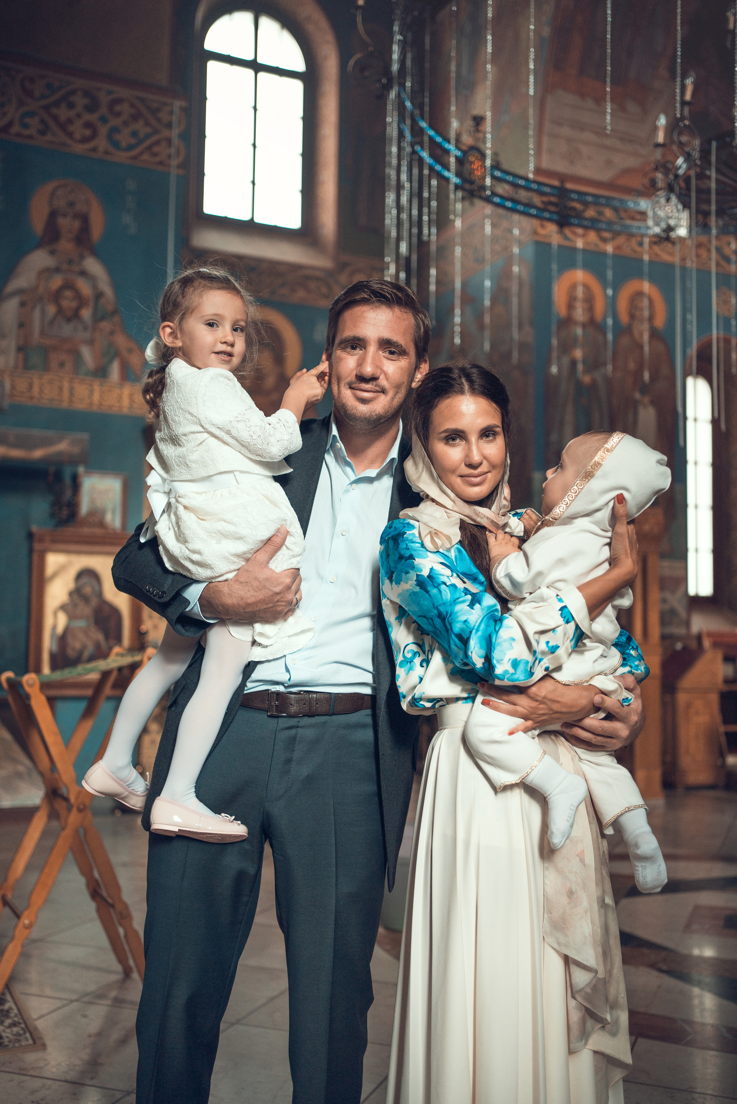 Крещение Даниила. Храм Иоанна Предтечи в Горках-8. Фотограф на Крещение в Москве Ткач Елена