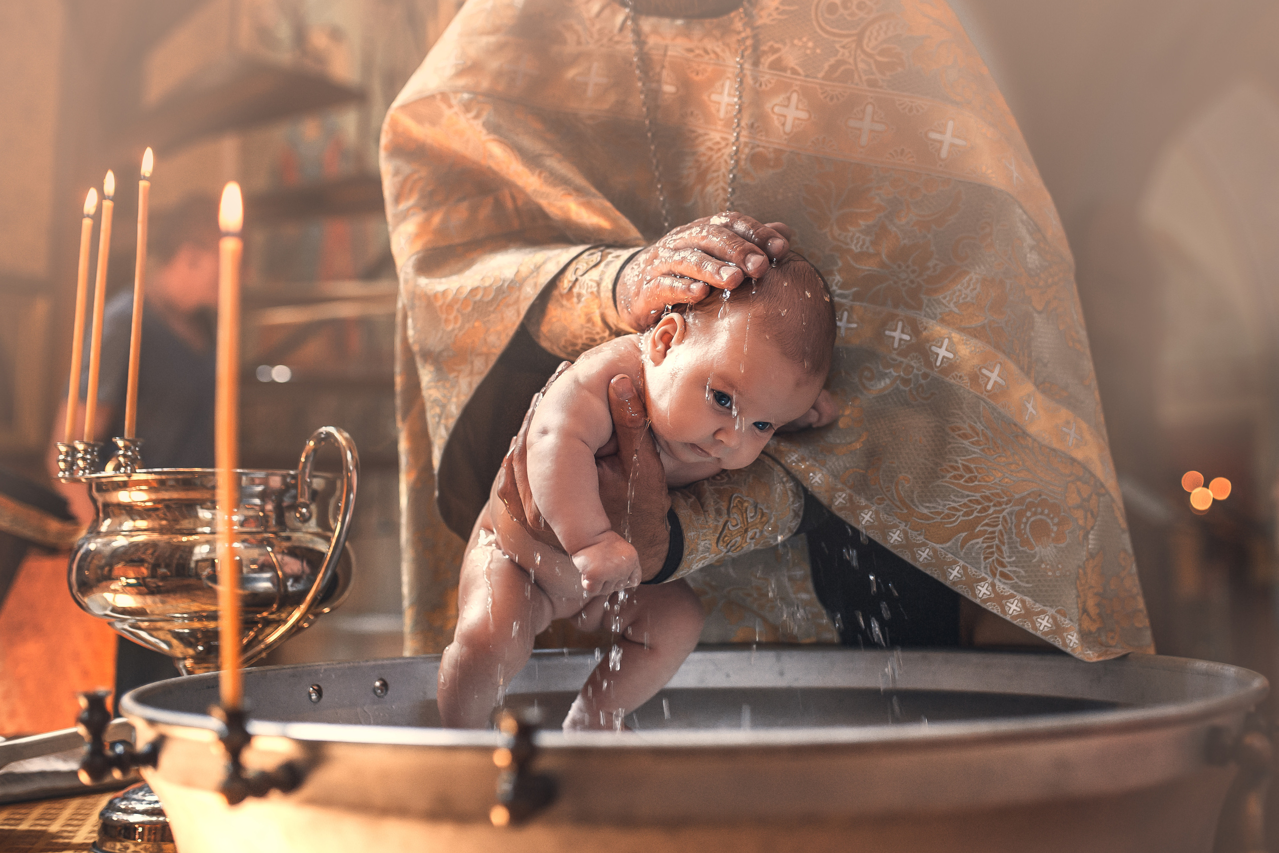 Таинство Крещения. Фотограф на Крещение в Москве Ткач Елена