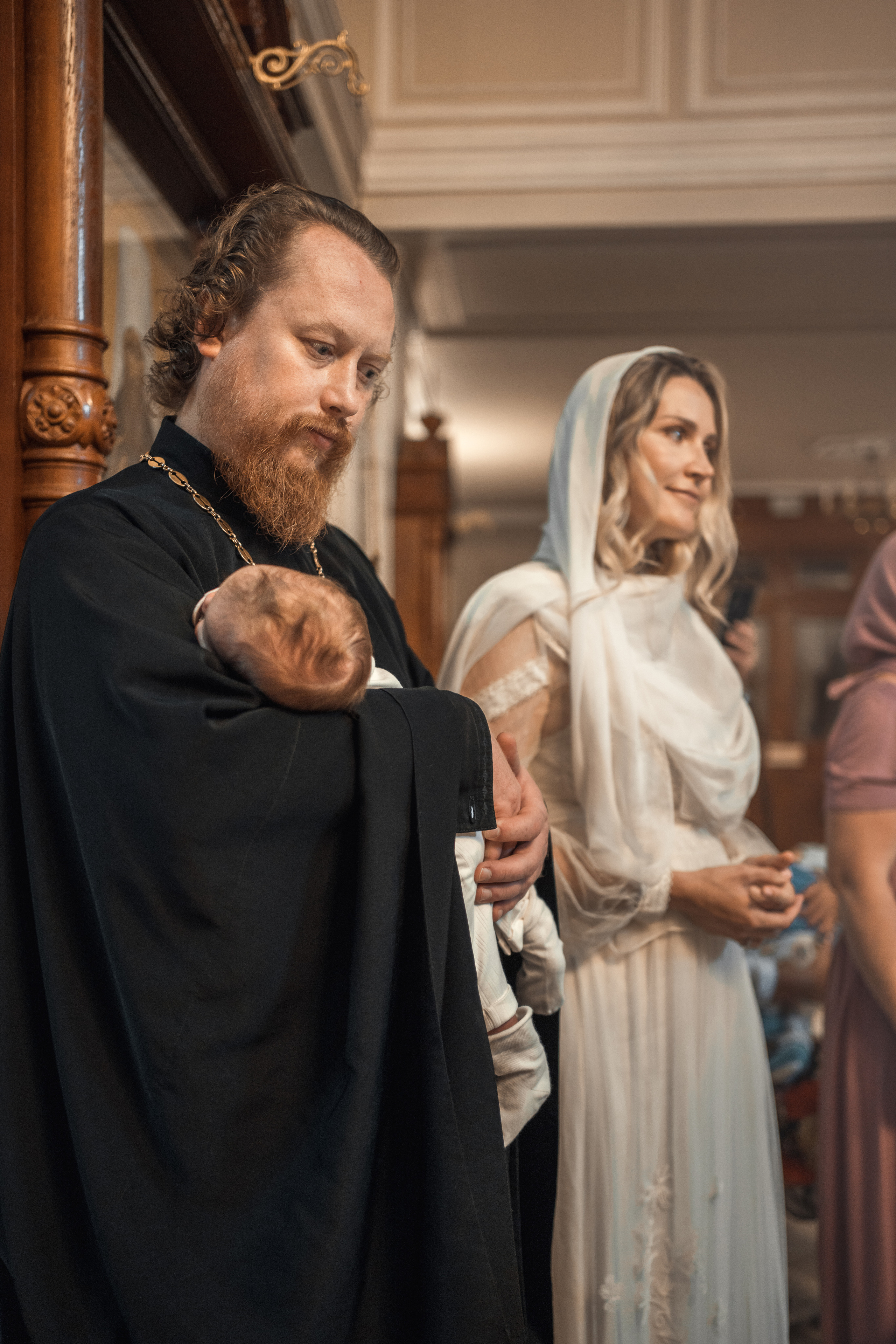 Крещение Федора. Храм Алексия, Человека Божия в Красном селе. Фотограф на Крещение в Москве Ткач Елена