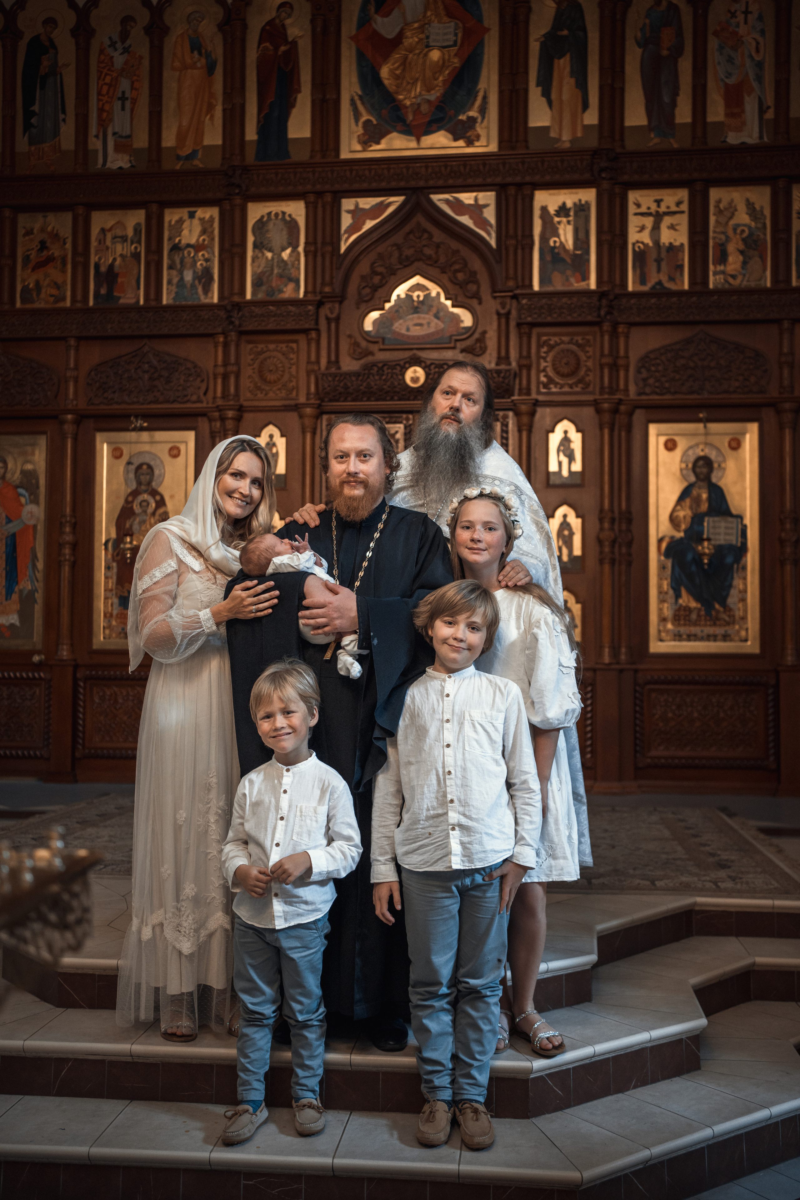 Крещение Федора. Храм Алексия, Человека Божия в Красном селе. Фотограф на Крещение в Москве Ткач Елена