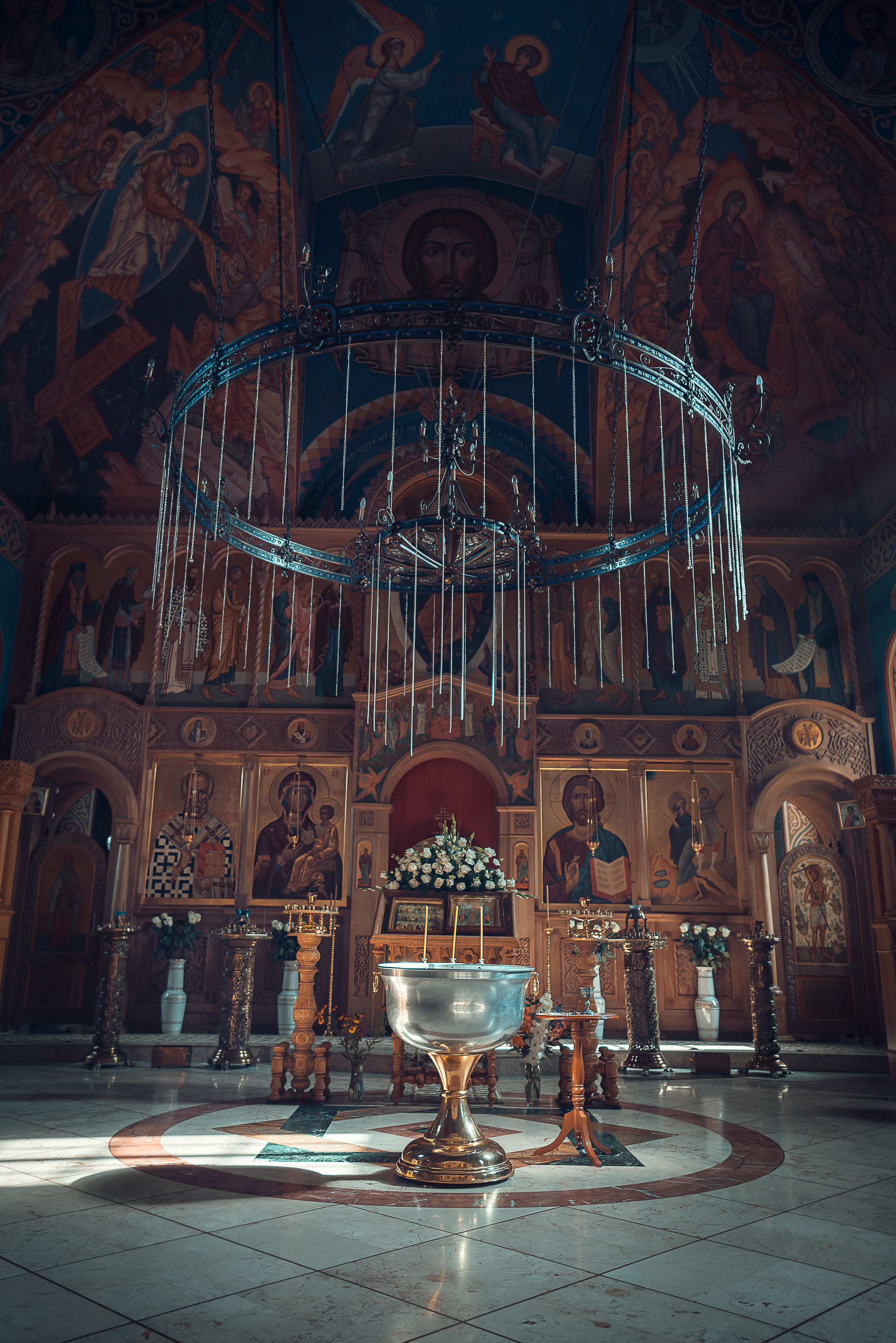 Крещение Даниила. Храм Иоанна Предтечи в Горках-8. Фотограф на Крещение в Москве Ткач Елена