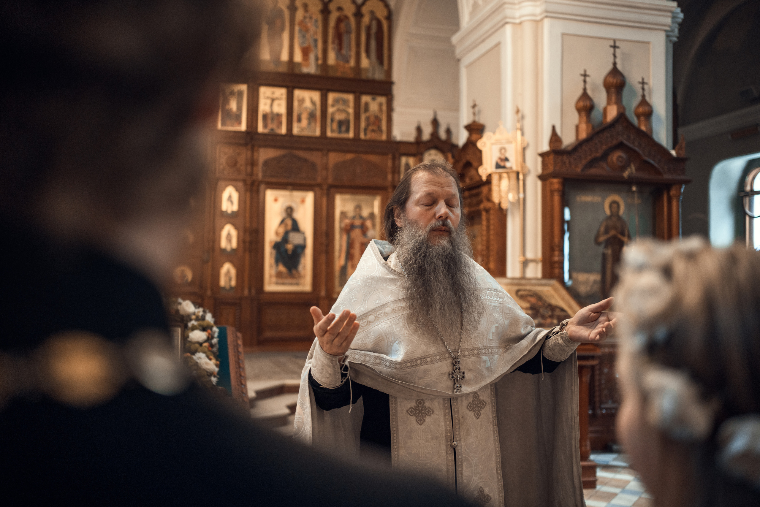 Крещение Федора. Храм Алексия, Человека Божия в Красном селе. Фотограф на Крещение в Москве Ткач Елена