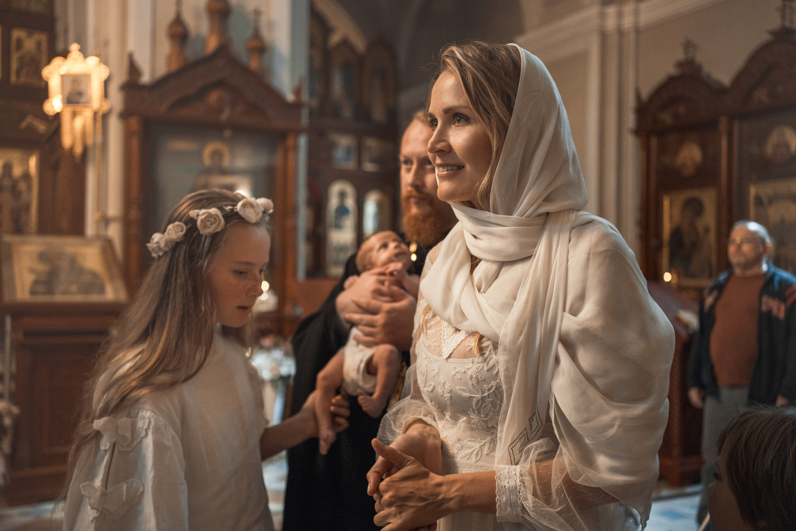 Крещение Федора. Храм Алексия, Человека Божия в Красном селе. Фотограф на Крещение в Москве Ткач Елена