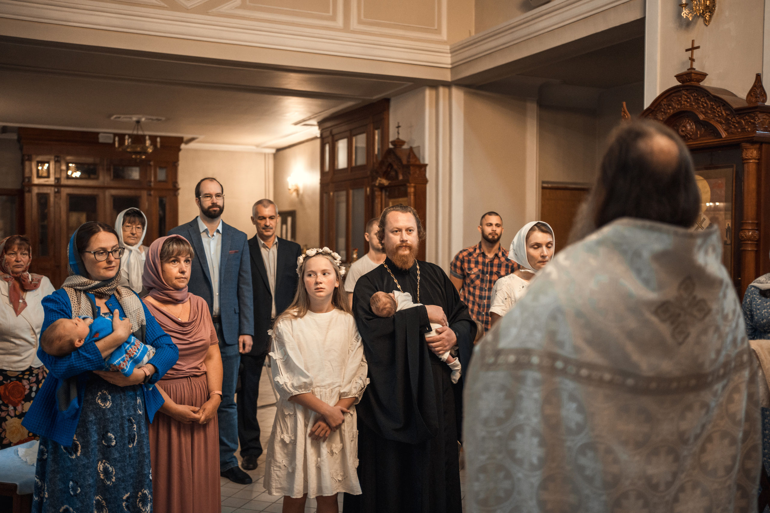 Крещение Федора. Храм Алексия, Человека Божия в Красном селе. Фотограф на Крещение в Москве Ткач Елена