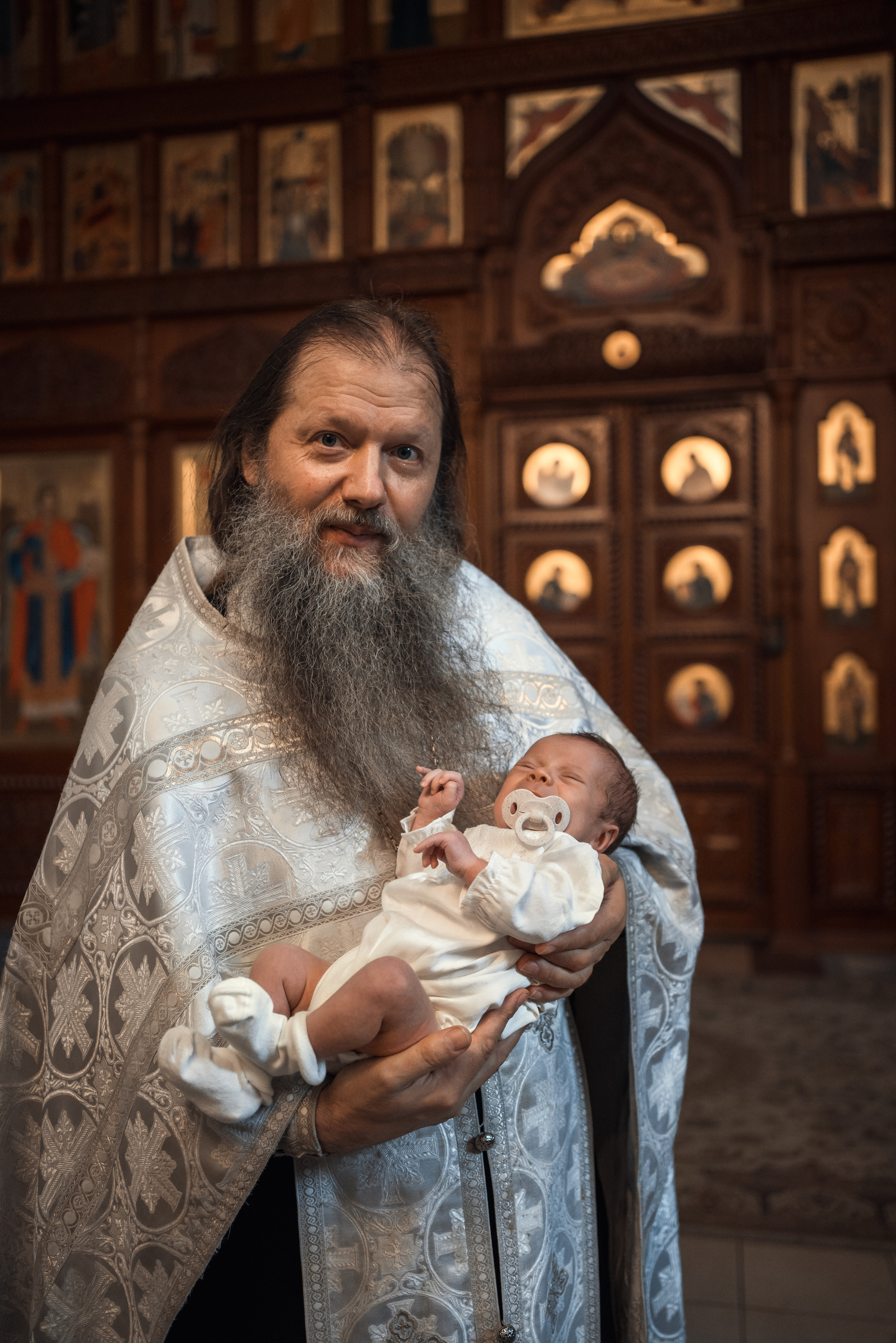 Крещение Федора. Храм Алексия, Человека Божия в Красном селе. Фотограф на Крещение в Москве Ткач Елена