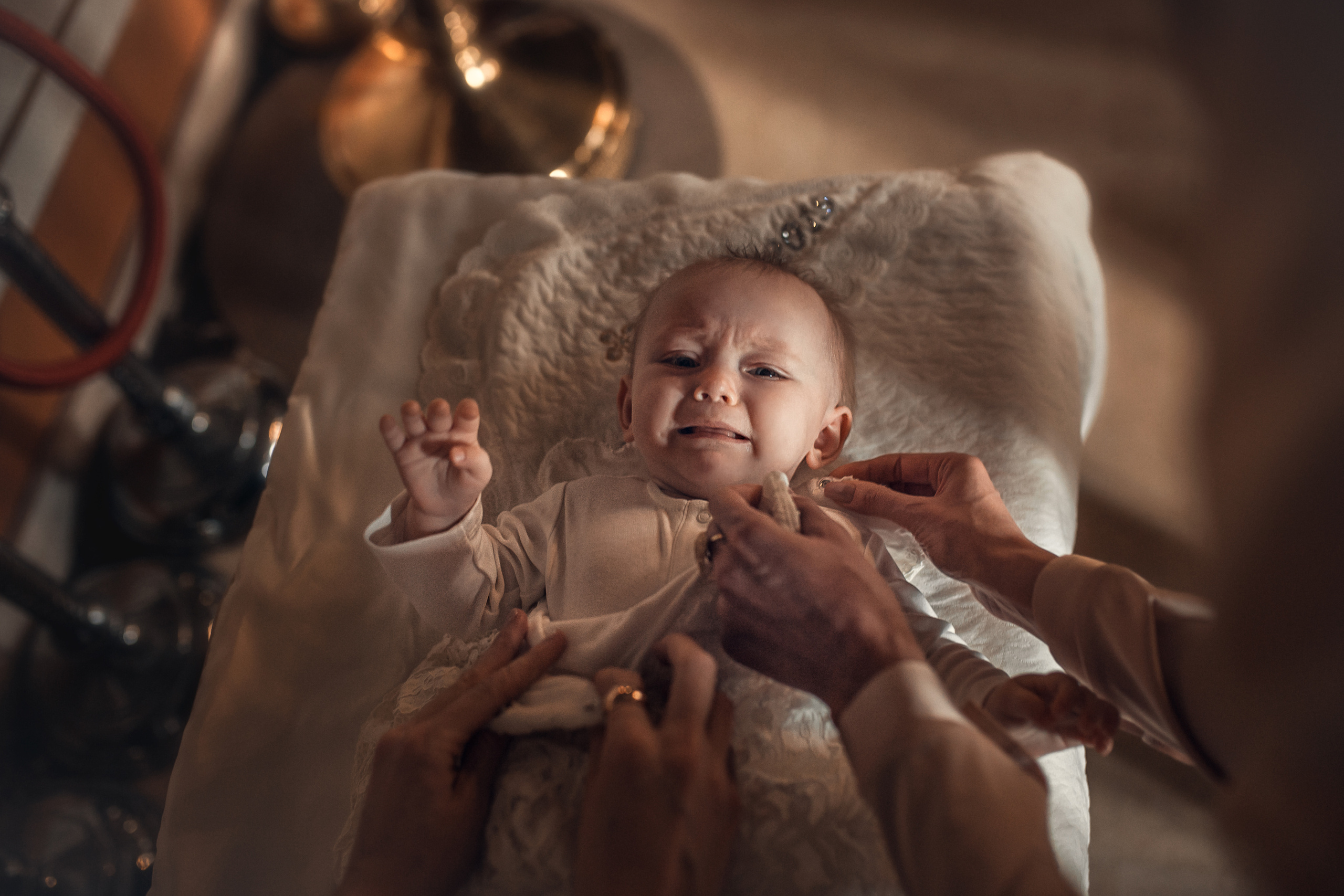 Крещение Мелании. Храм Петра и Павла на Яузе. Фотограф на Крещение в Москве Ткач Елена