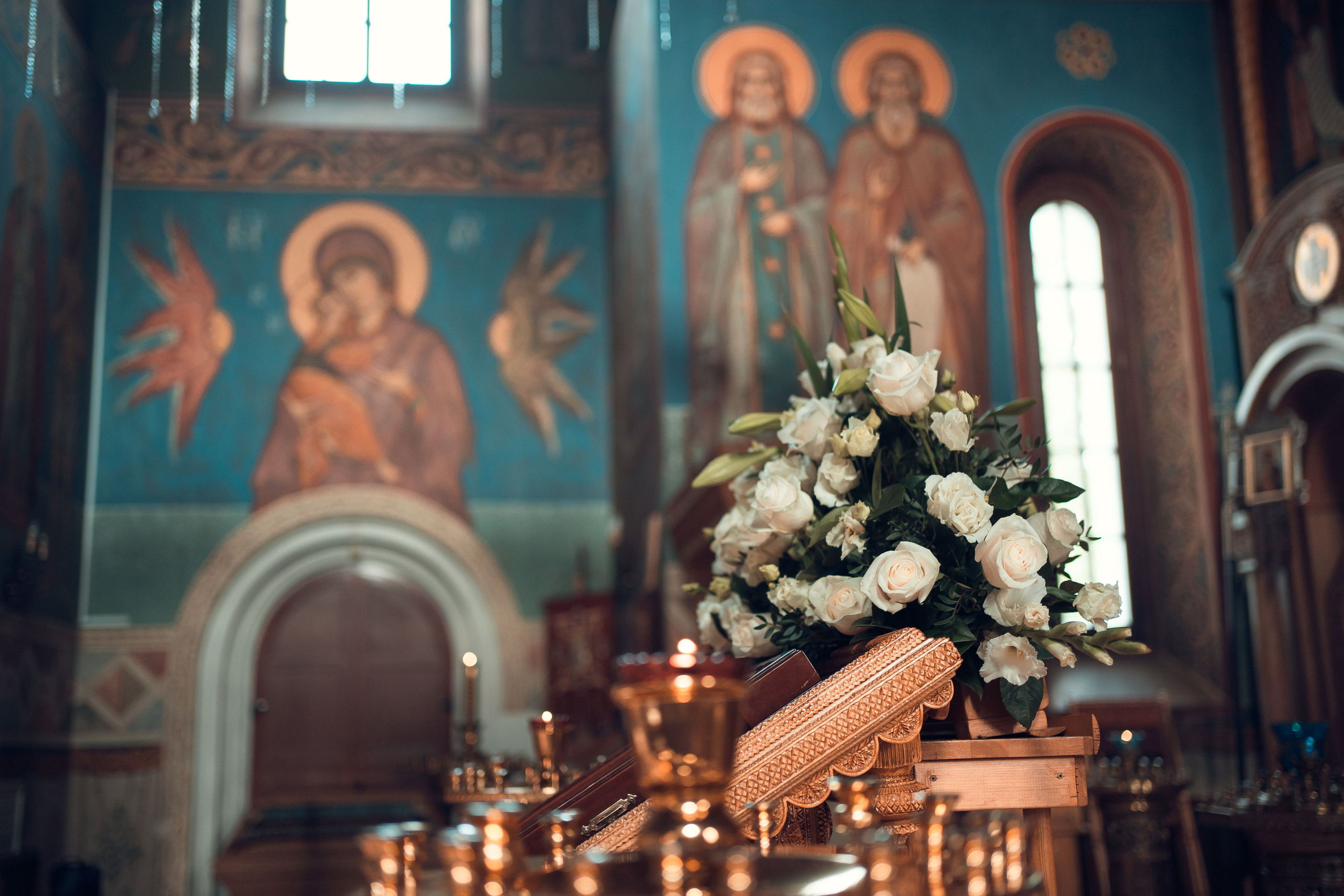 Крещение Даниила. Храм Иоанна Предтечи в Горках-8. Фотограф на Крещение в Москве Ткач Елена