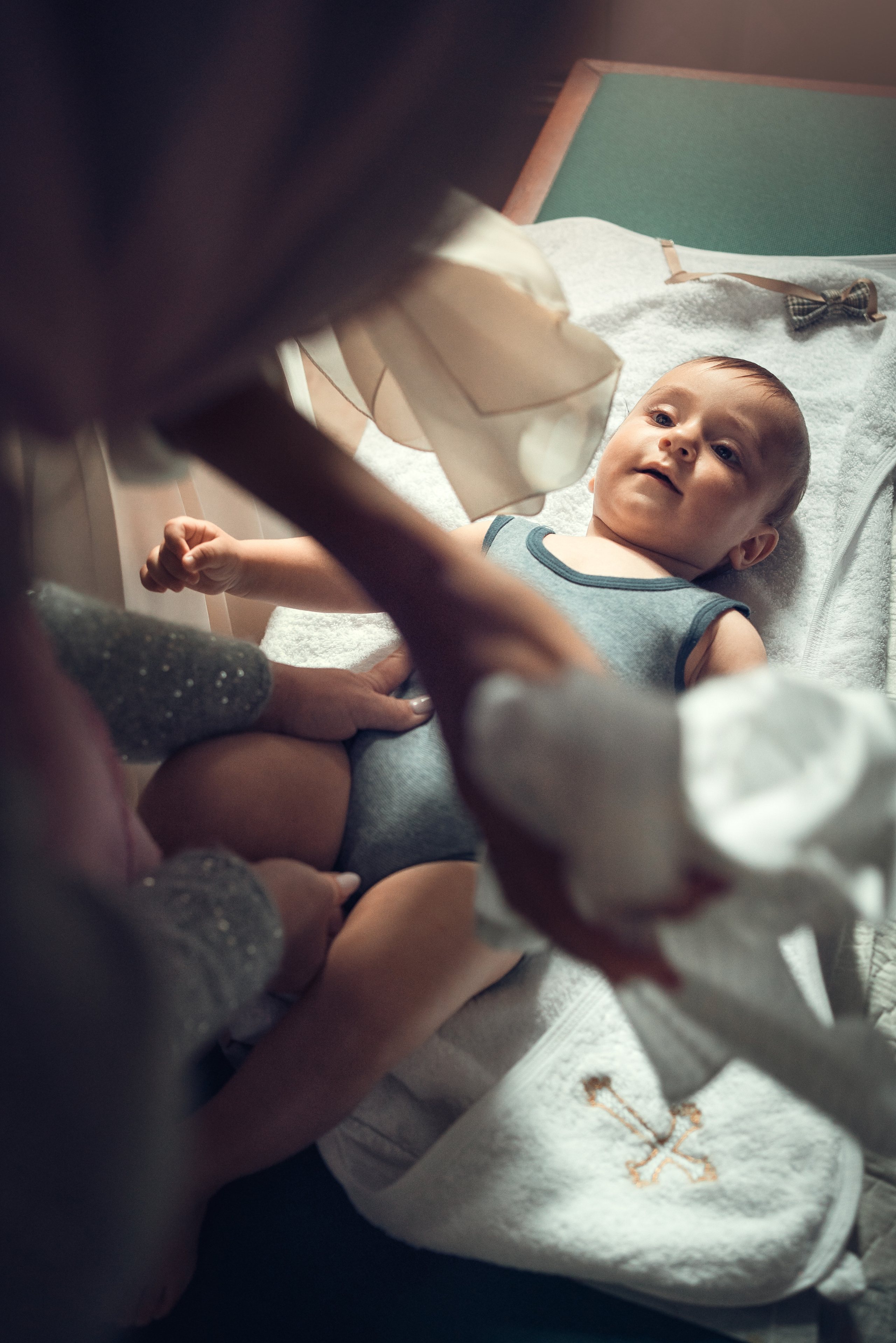 Крещение Даниила. Храм Иоанна Предтечи в Горках-8. Фотограф на Крещение в Москве Ткач Елена