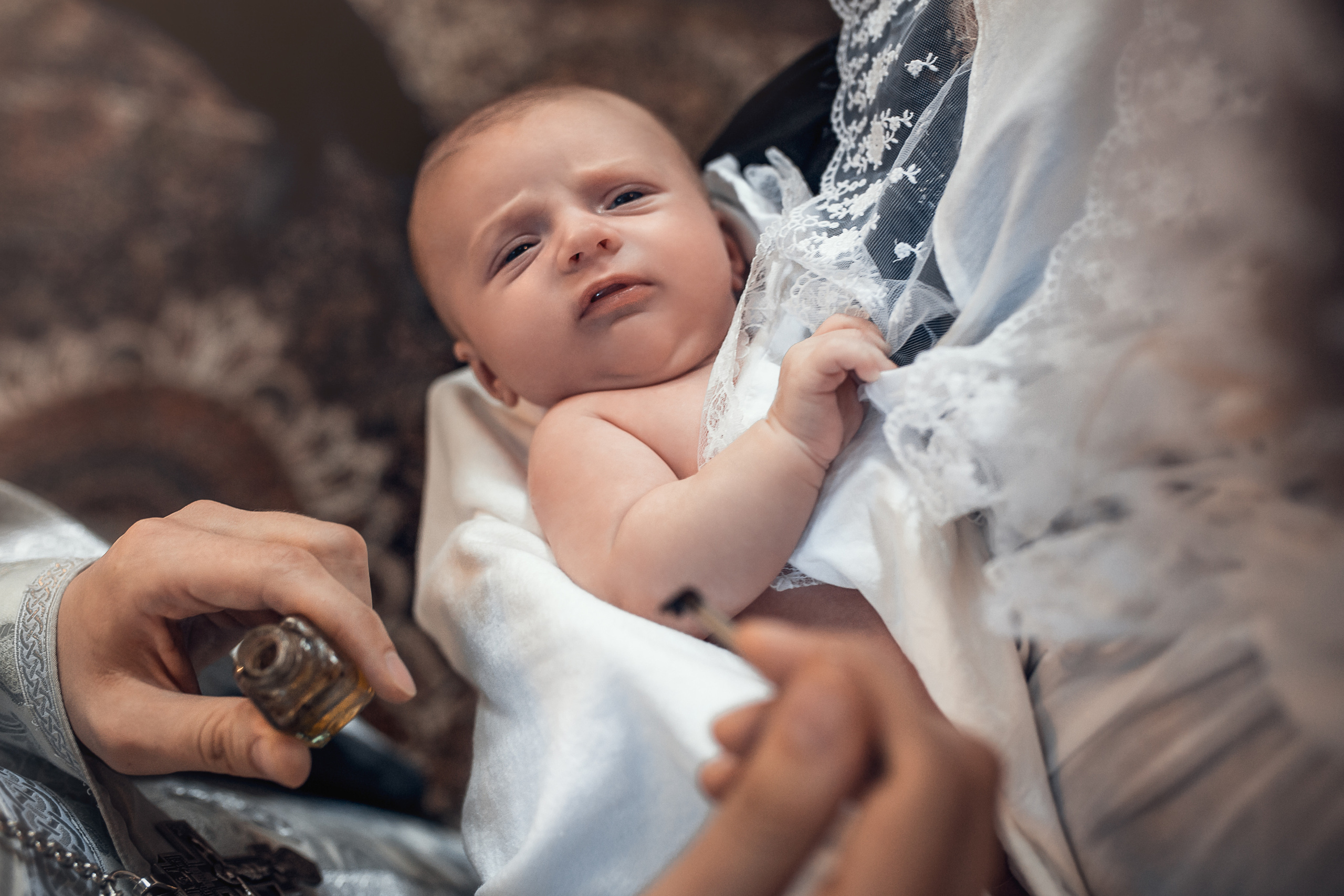 Крещение Кирилла. Храм Ильи Пророка на Ильинке. Фотограф на Крещение в Москве Ткач Елена