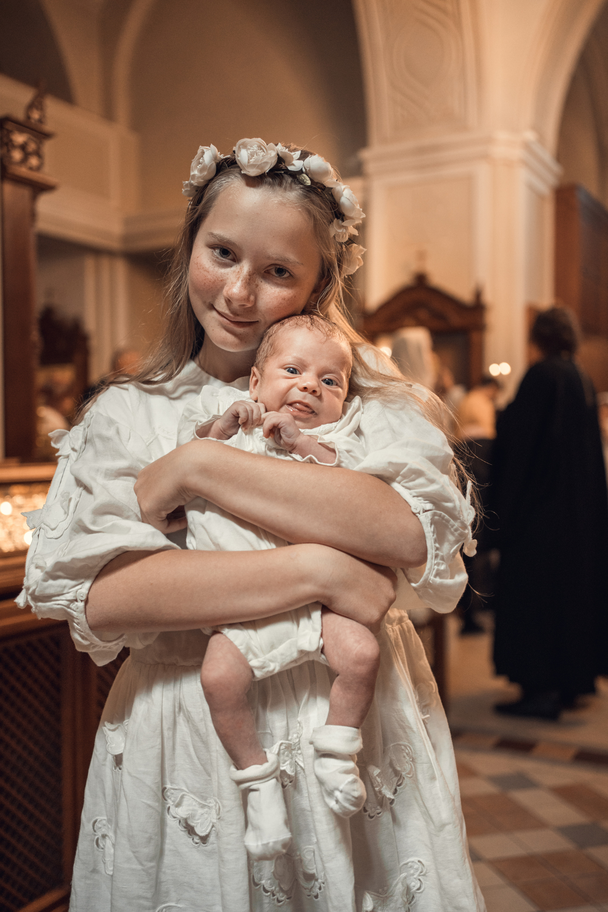 Крещение Федора. Храм Алексия, Человека Божия в Красном селе. Фотограф на Крещение в Москве Ткач Елена