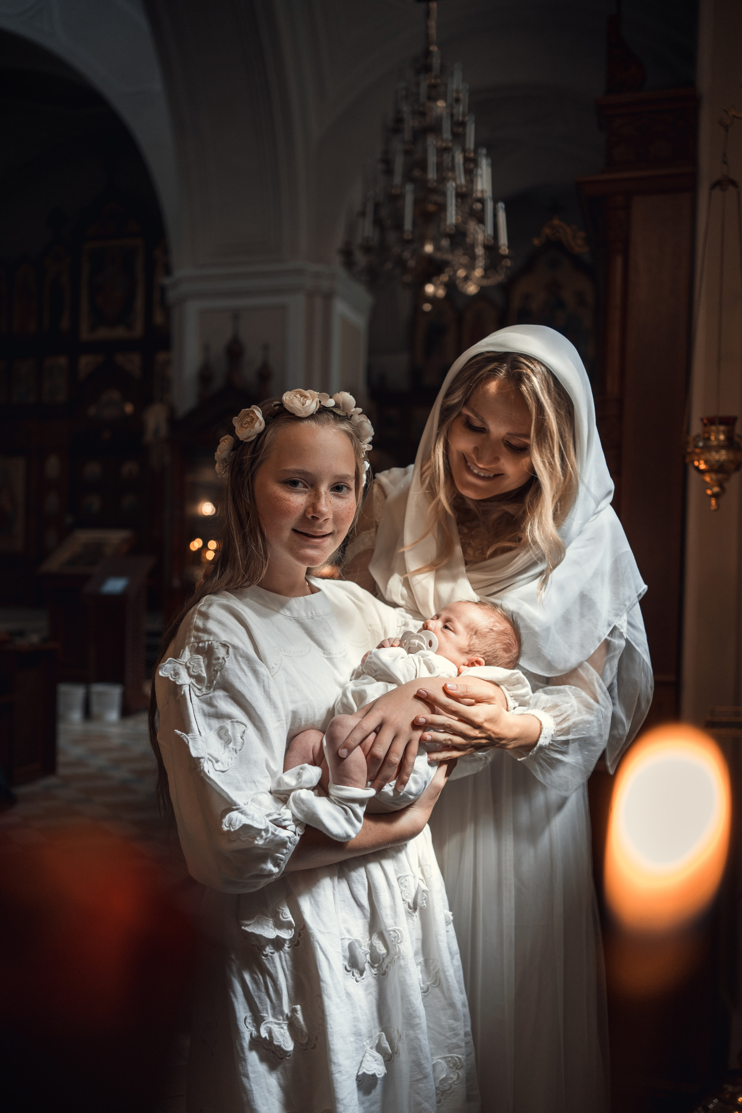 Крещение Федора. Храм Алексия, Человека Божия в Красном селе. Фотограф на Крещение в Москве Ткач Елена