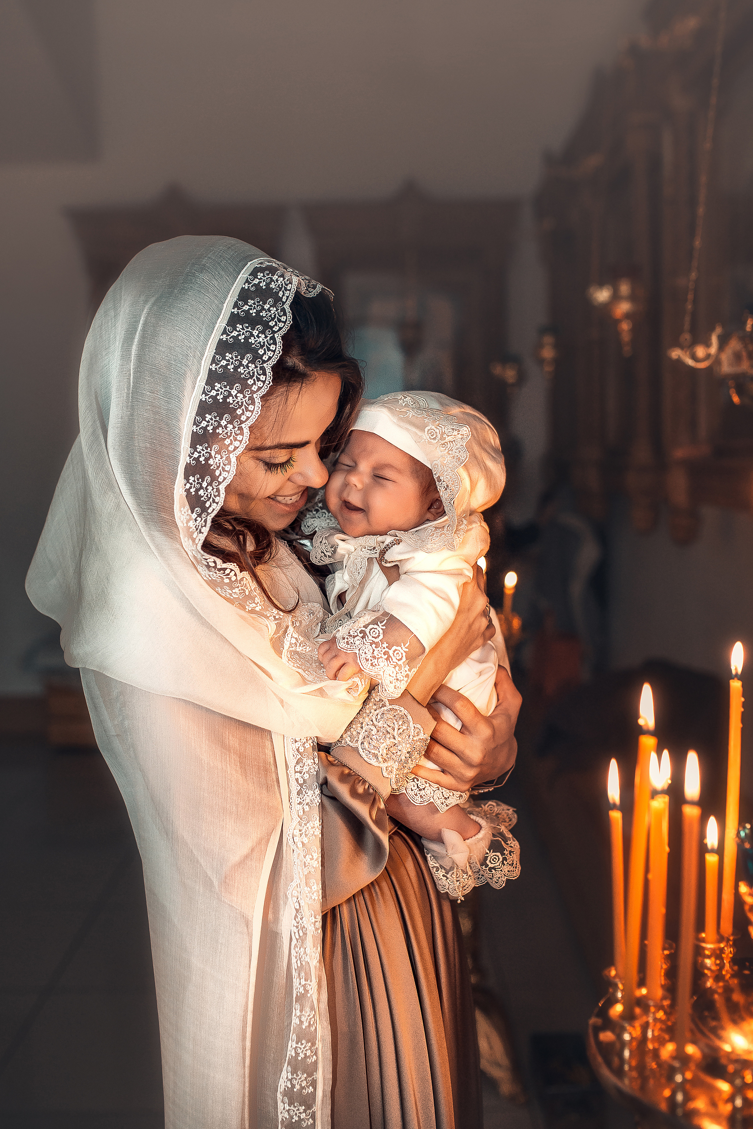 Таинство Крещения. Фотограф на Крещение в Москве Ткач Елена