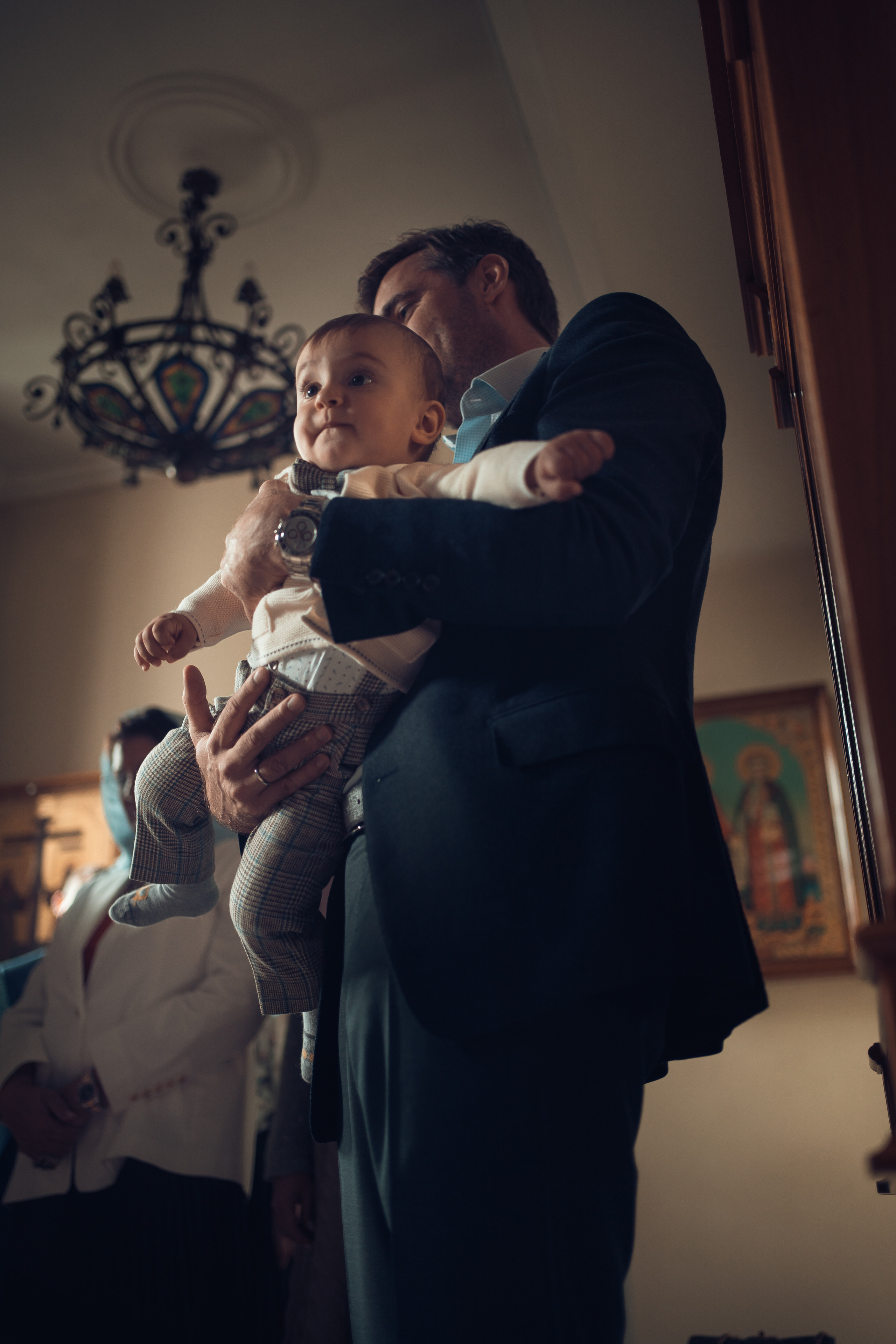 Крещение Даниила. Храм Иоанна Предтечи в Горках-8. Фотограф на Крещение в Москве Ткач Елена