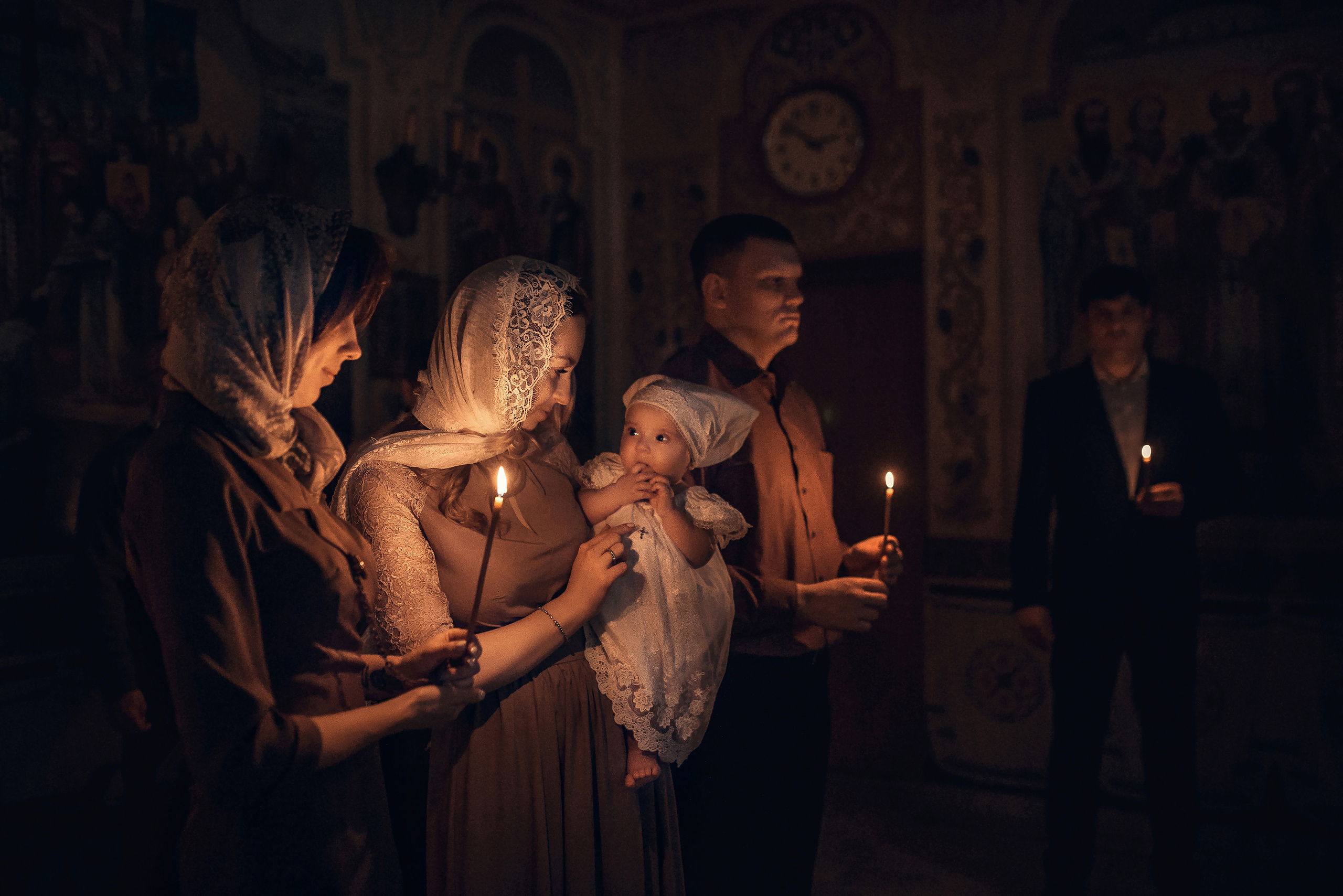 Таинство Крещения. Фотограф на Крещение в Москве Ткач Елена