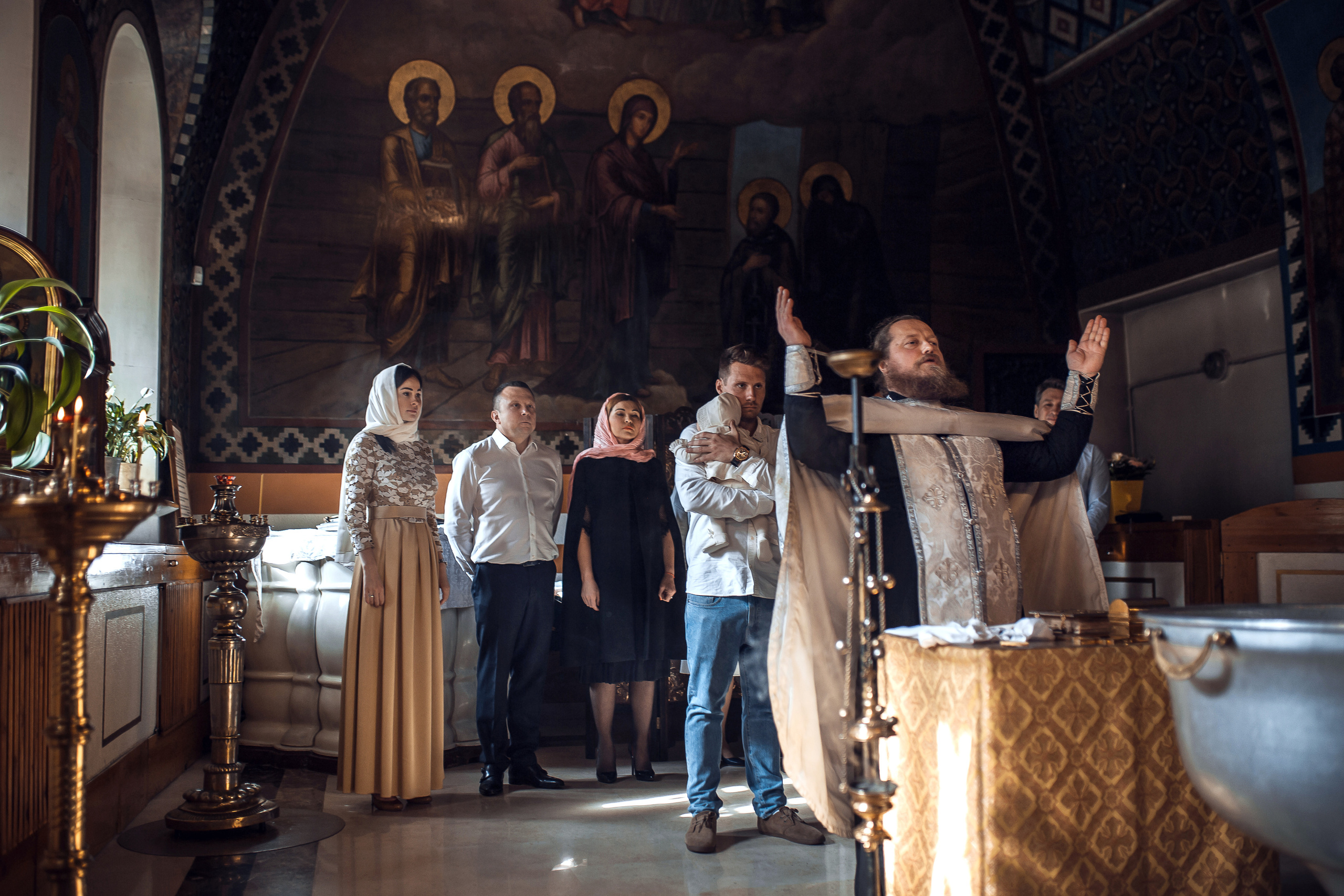 Таинство Крещения. Фотограф на Крещение в Москве Ткач Елена