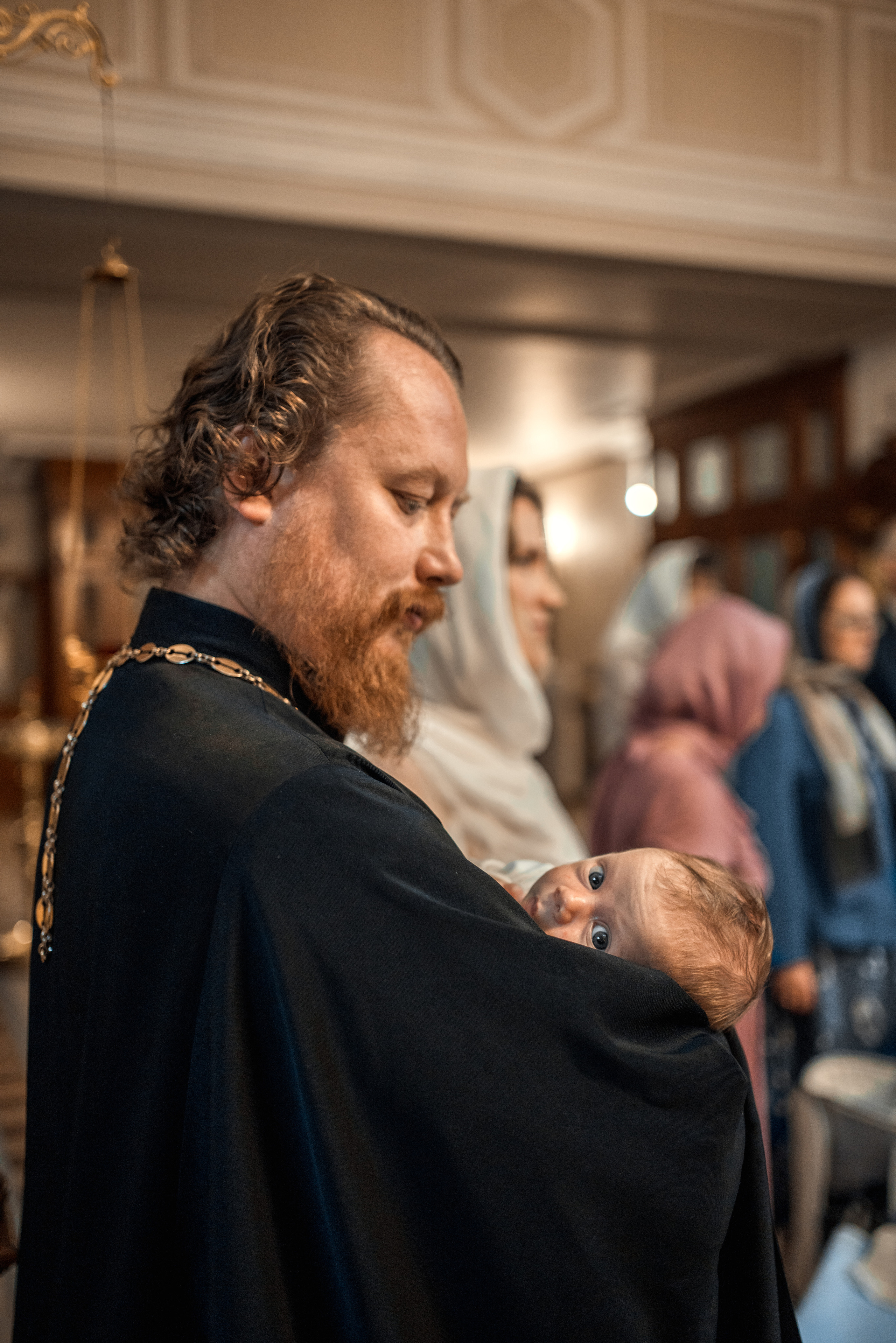 Крещение Федора. Храм Алексия, Человека Божия в Красном селе. Фотограф на Крещение в Москве Ткач Елена