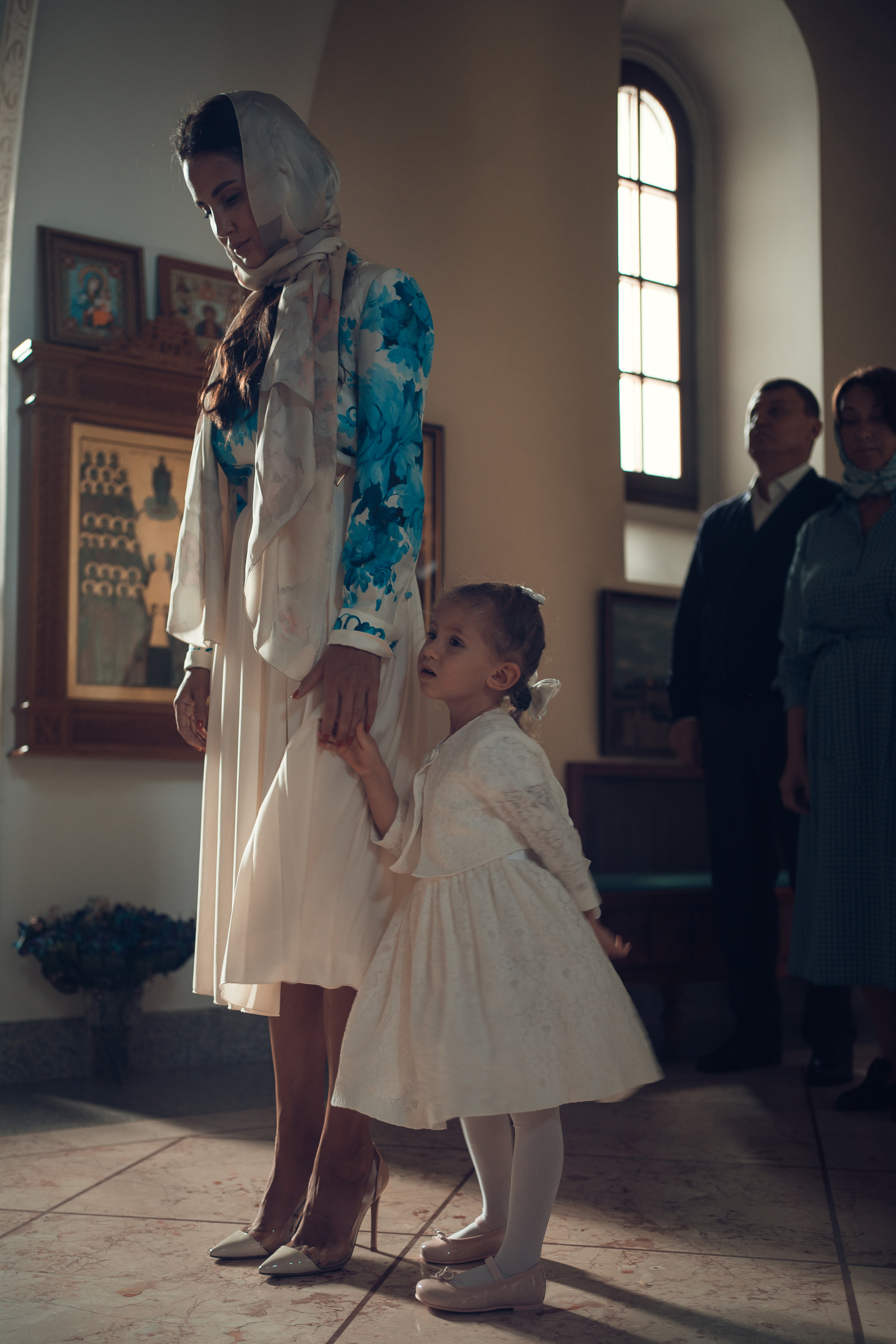 Крещение Даниила. Храм Иоанна Предтечи в Горках-8. Фотограф на Крещение в Москве Ткач Елена