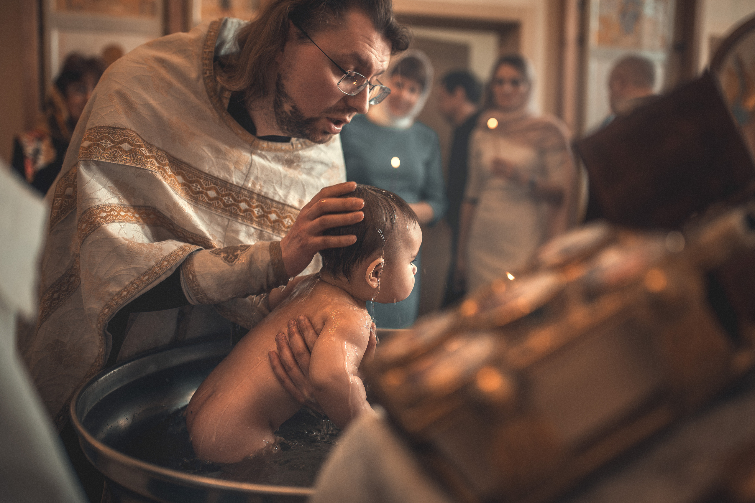 Таинство Крещения. Фотограф на Крещение в Москве Ткач Елена