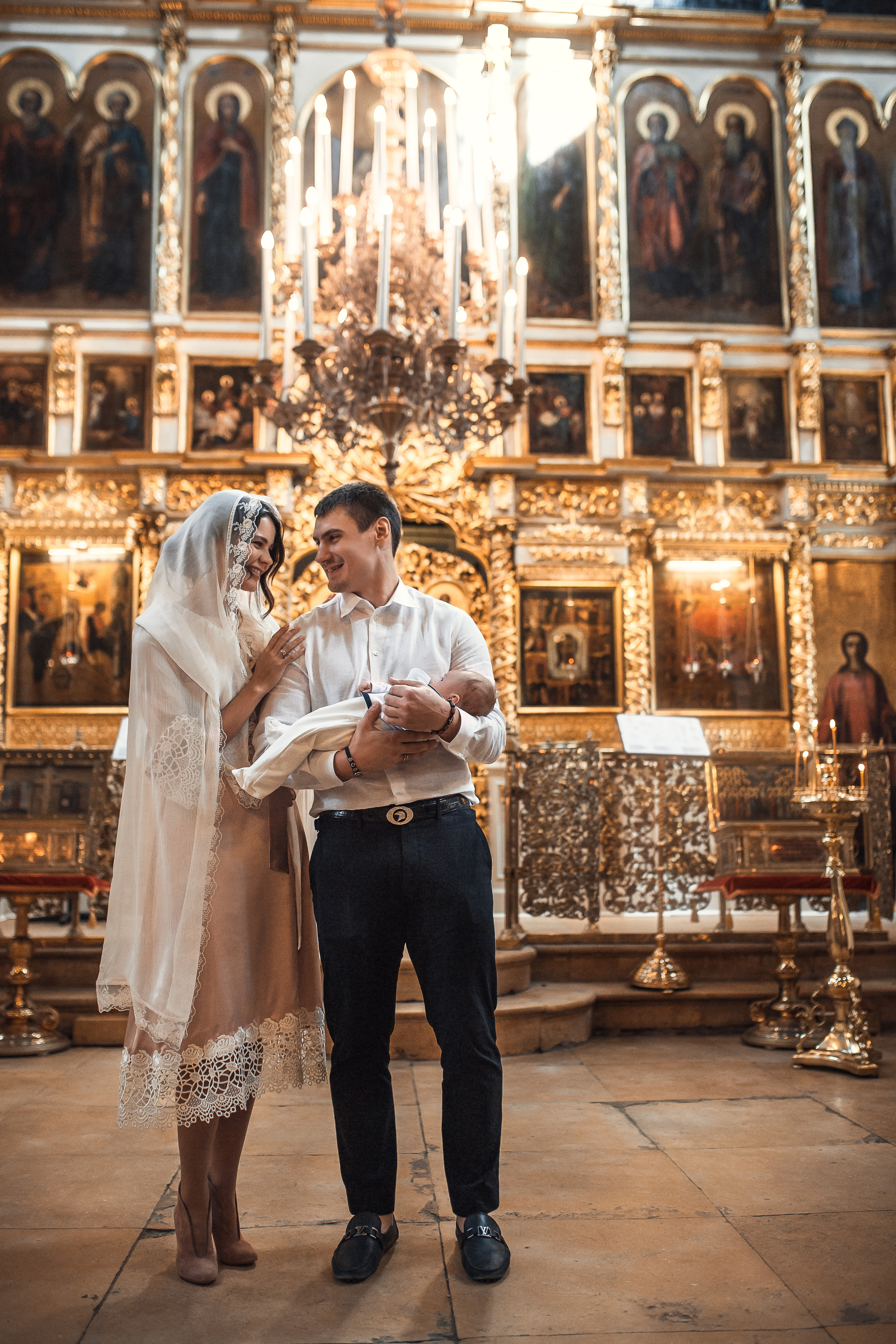 Крещение Кирилла. Храм Ильи Пророка на Ильинке. Фотограф на Крещение в Москве Ткач Елена