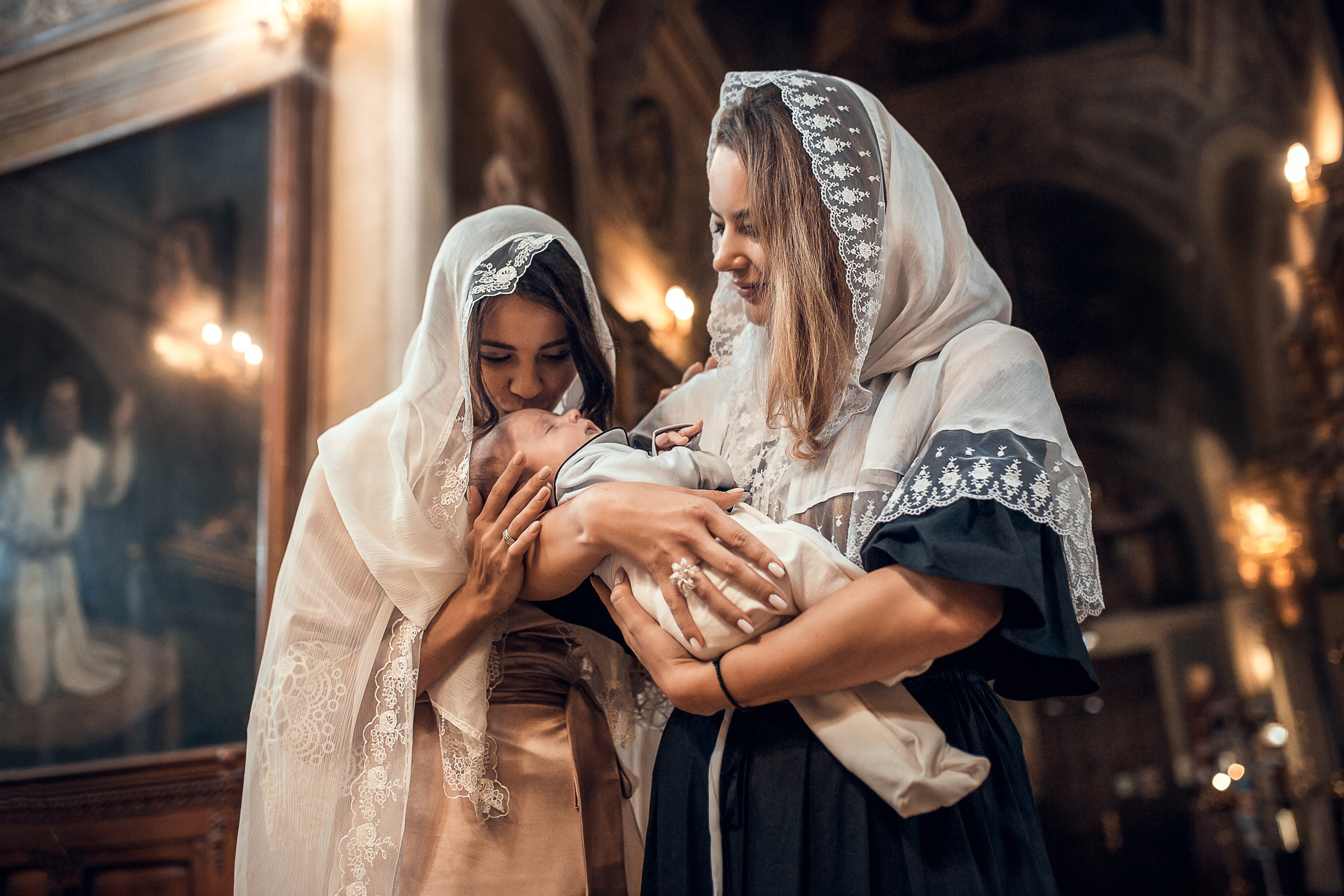 Крещение Кирилла. Храм Ильи Пророка на Ильинке. Фотограф на Крещение в Москве Ткач Елена