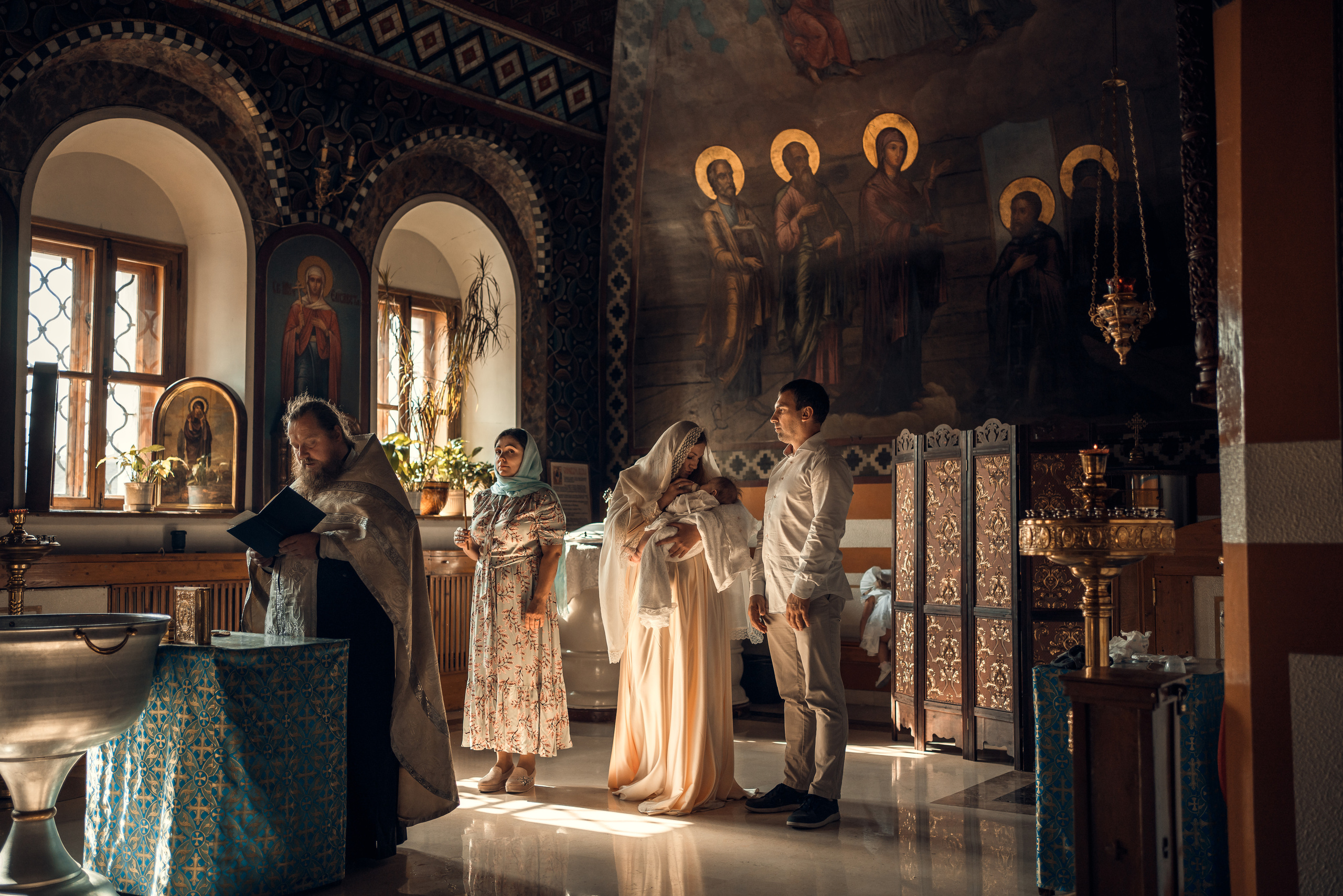 Таинство Крещения. Фотограф на Крещение в Москве Ткач Елена