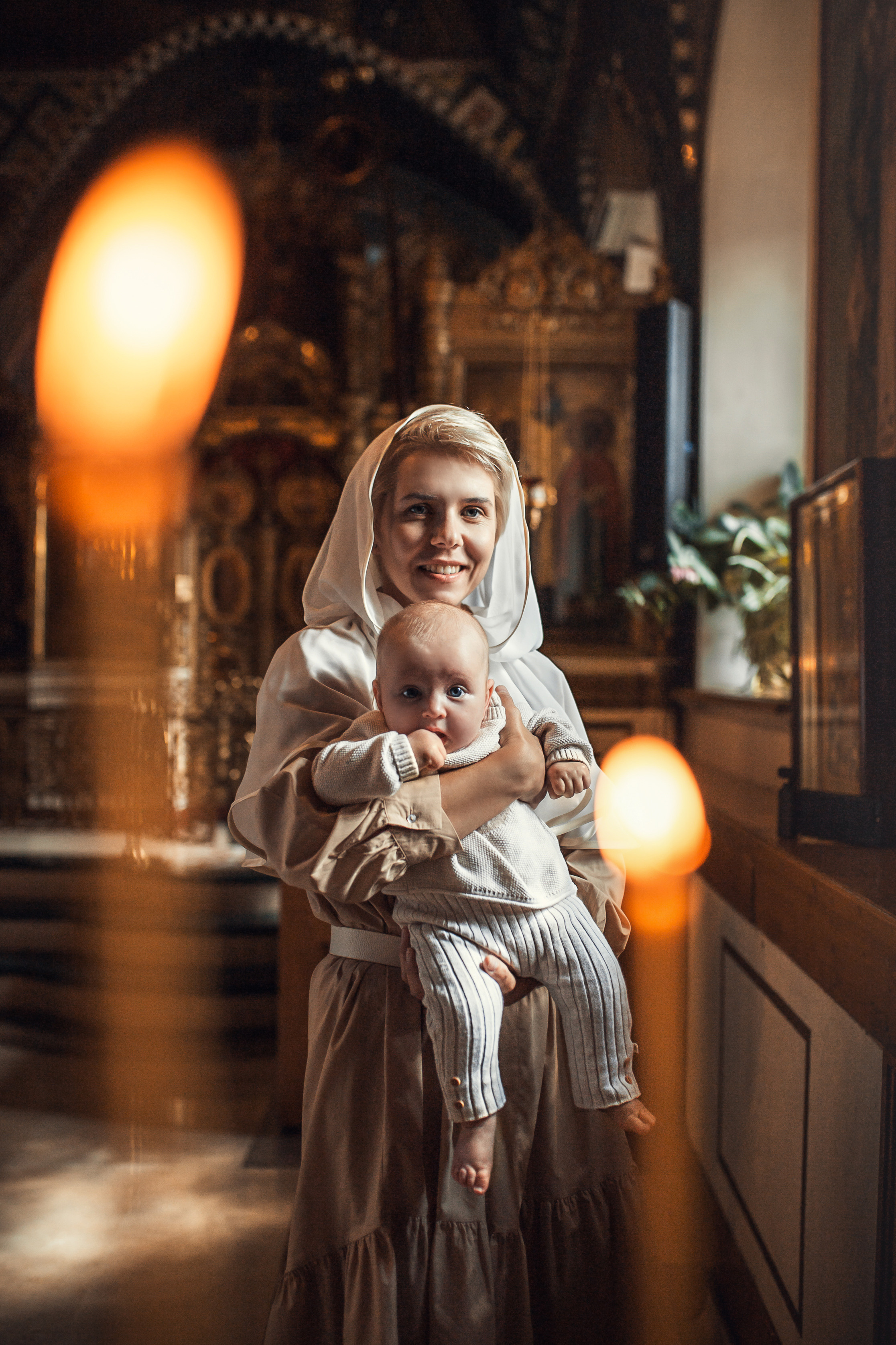 Крещение Луки. Храм Петра и Павла на Яузе. Фотограф на Крещение в Москве Ткач Елена