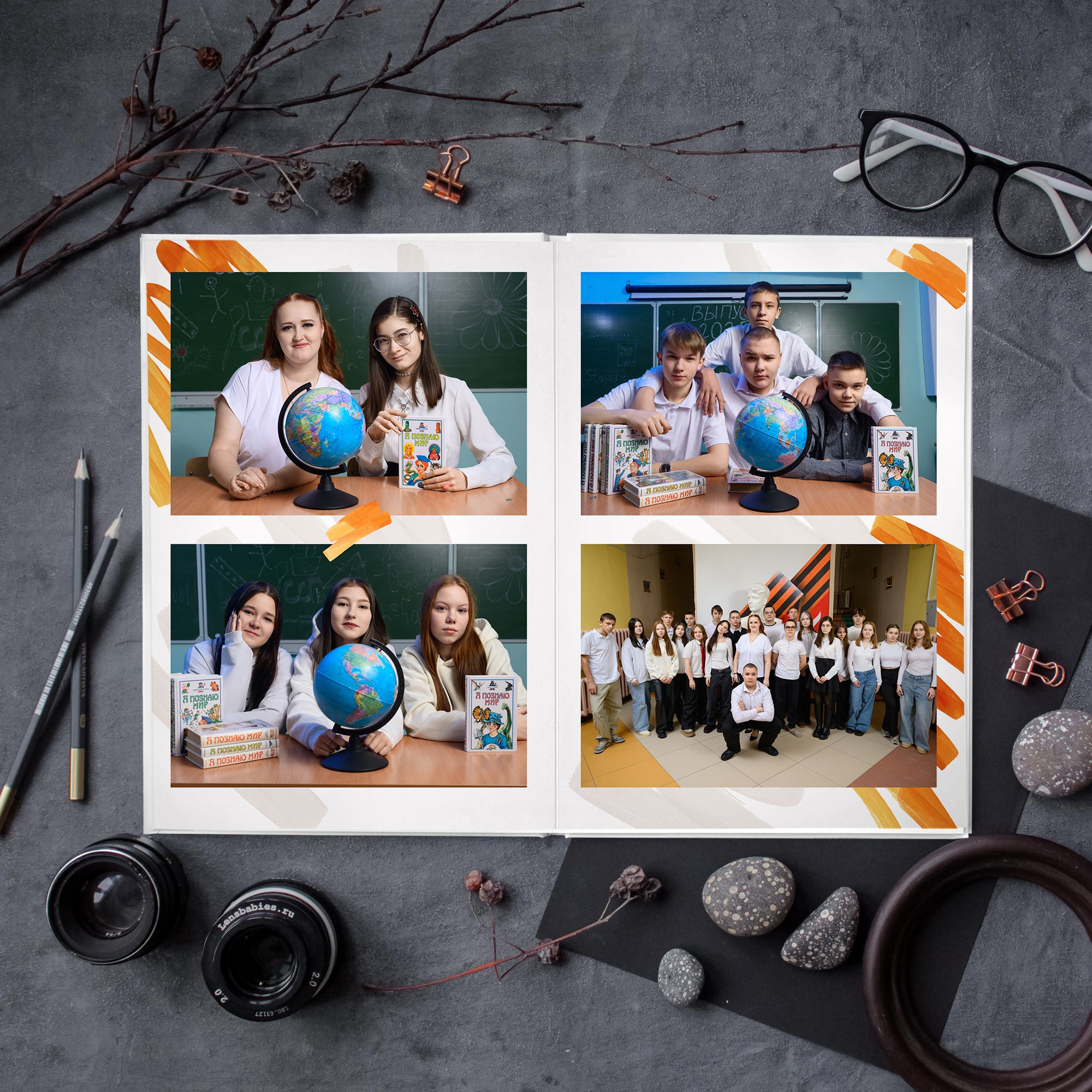 Альбом для старших классов (5 разворотов) 3000 руб. Школьный и свадебный фотограф в Сыктывкаре Никита Козлов