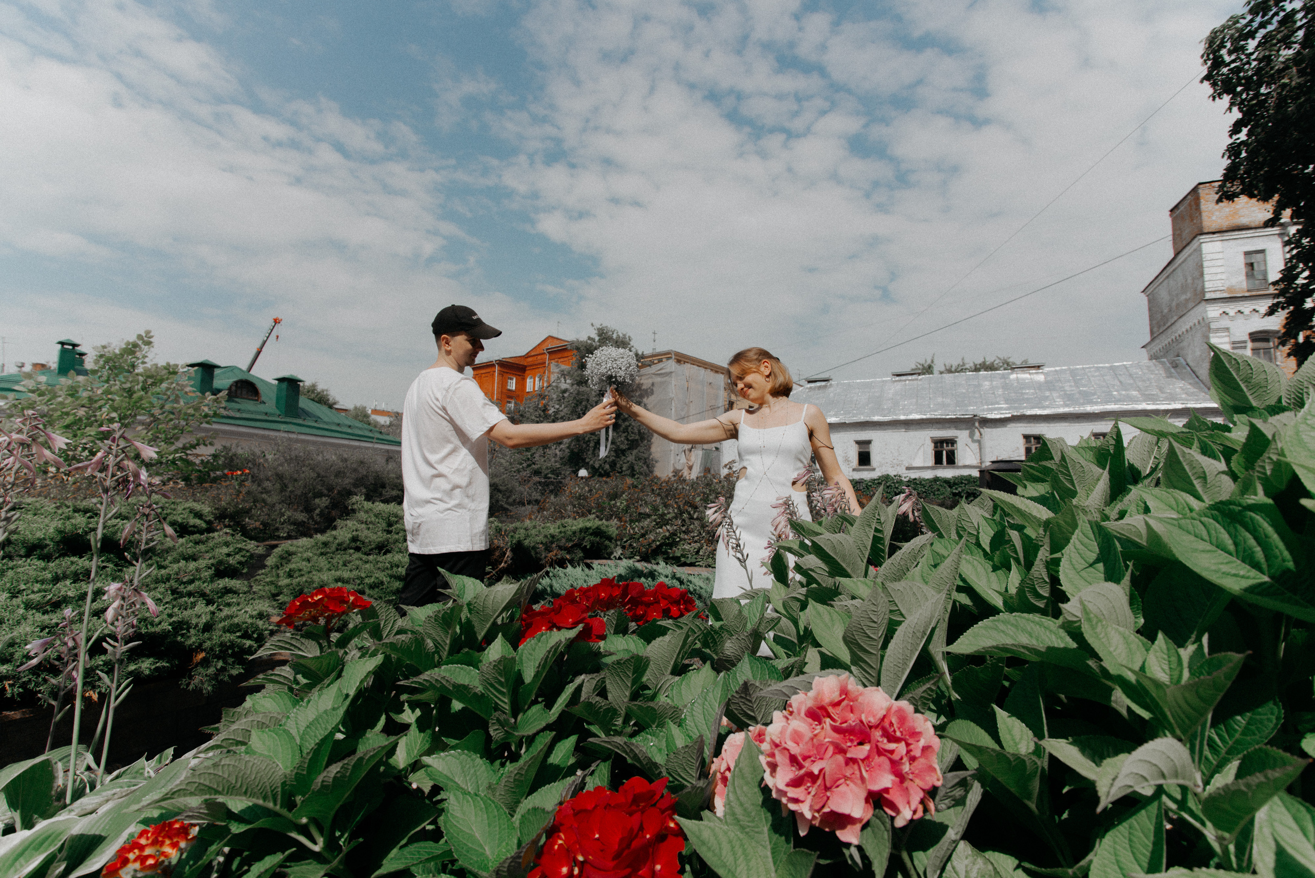 Свадьба Ксении и Дениса в ботаническом саду