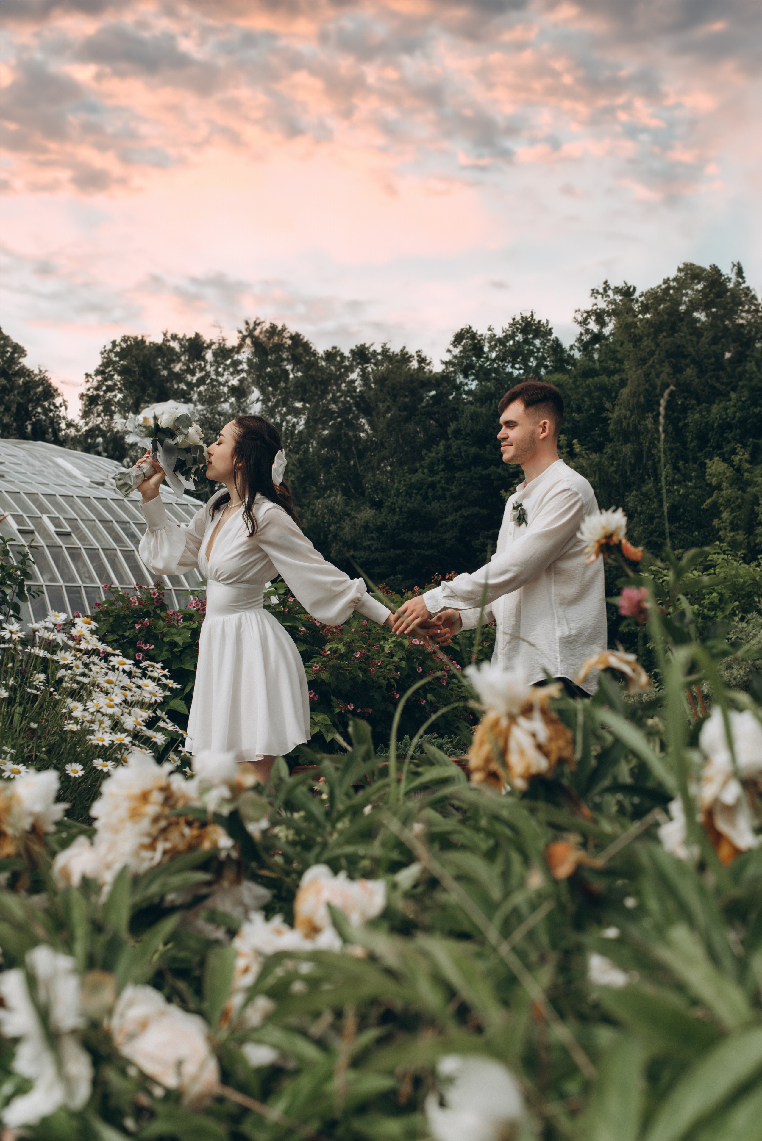 Свадьба Светланы в Ботаническом саду